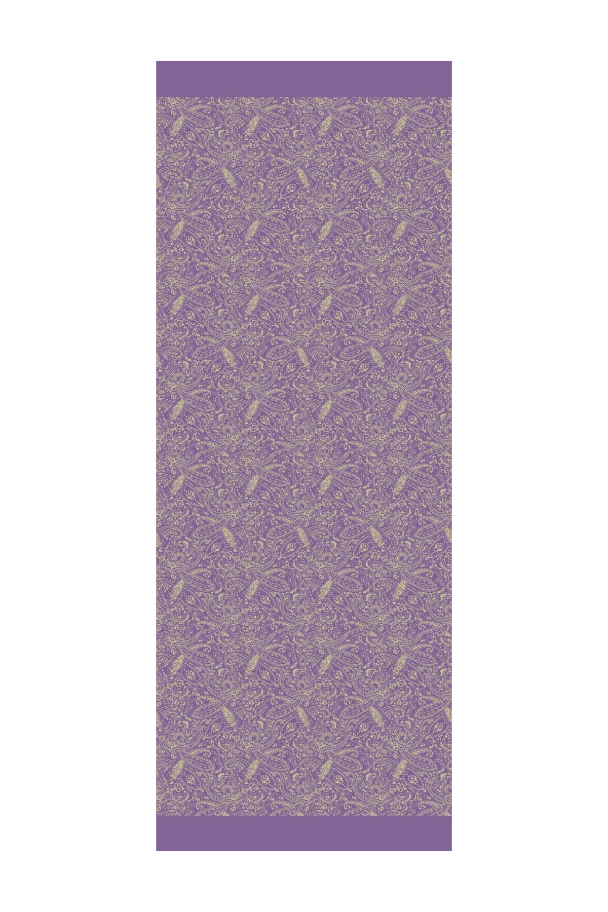 Marrakech Double Sided Shawl - Olive-Purple