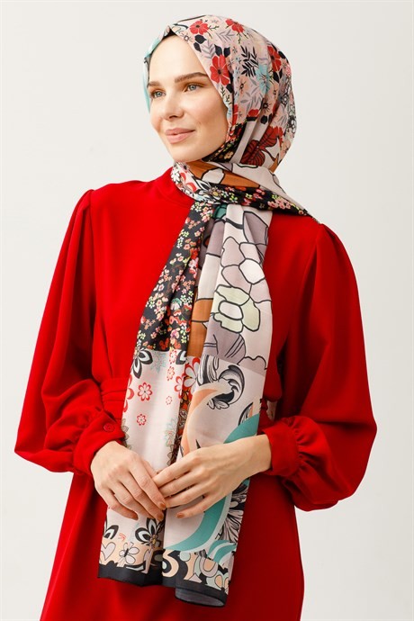 Ethnic Pattern Digital Soft Hijab