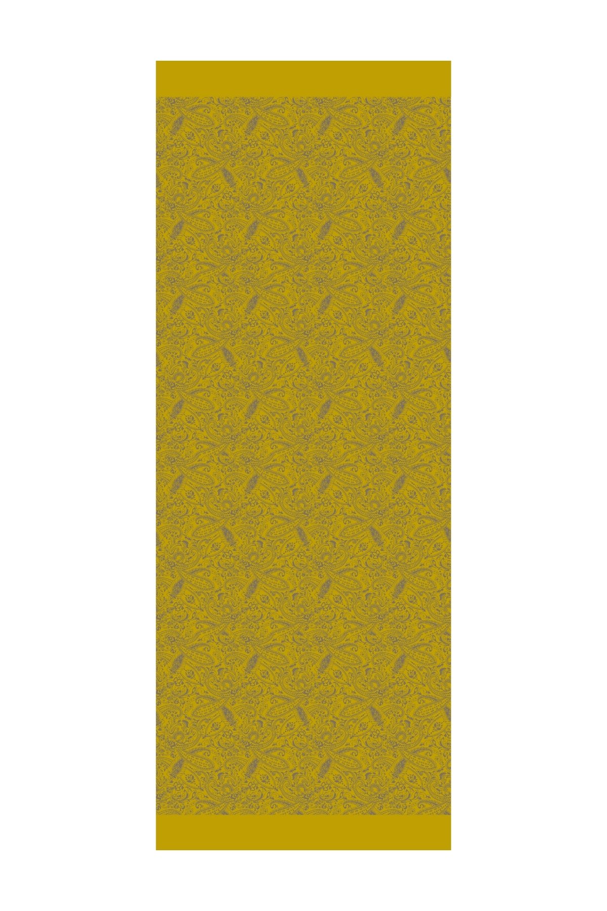 Marrakech Double Sided Shawl - Dark Gray-Mustard