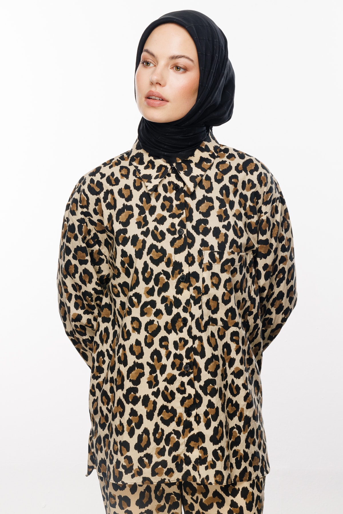 Bamboo Jacquard Scarf - Black