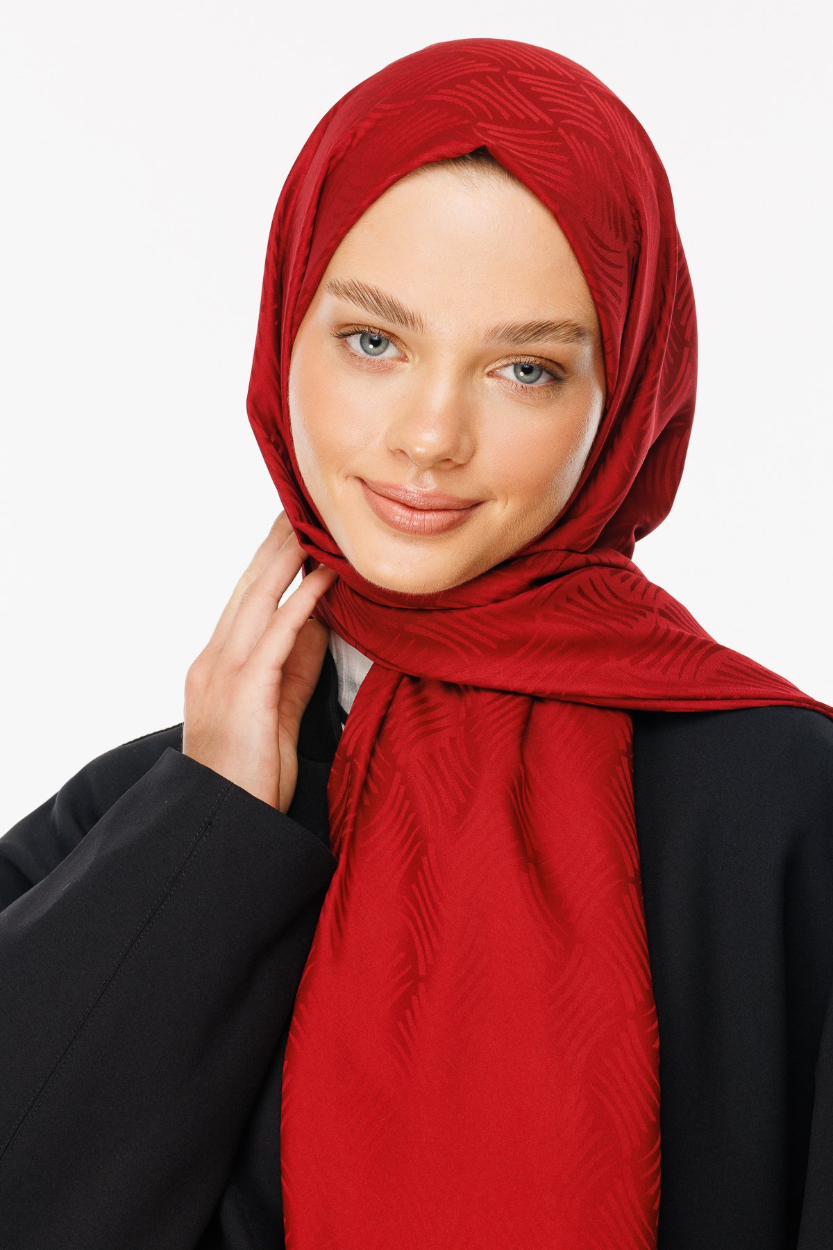 Aura Pattern Silk Jacquard Hijab