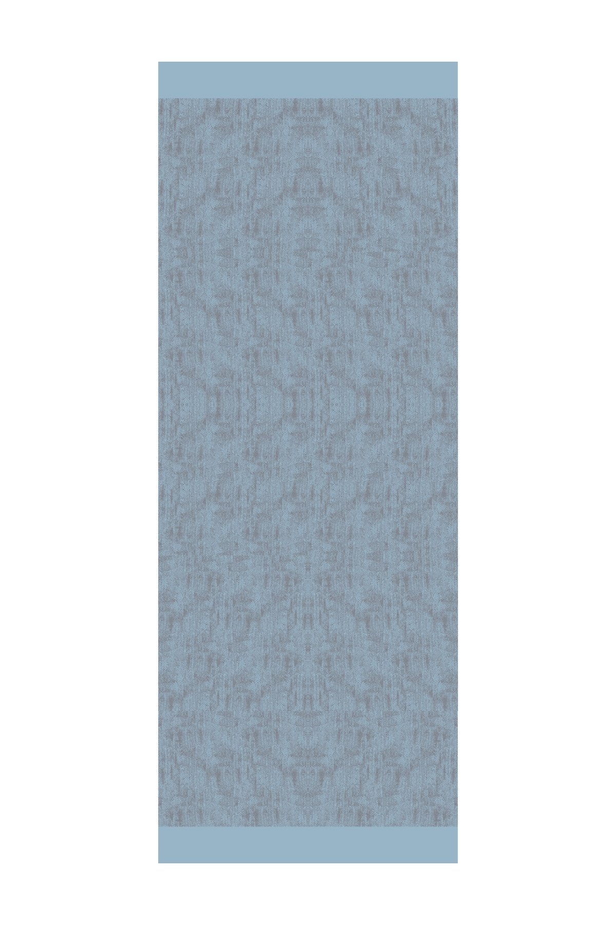 Marrakech Double Sided Shawl - Dark Gray-Light Blue