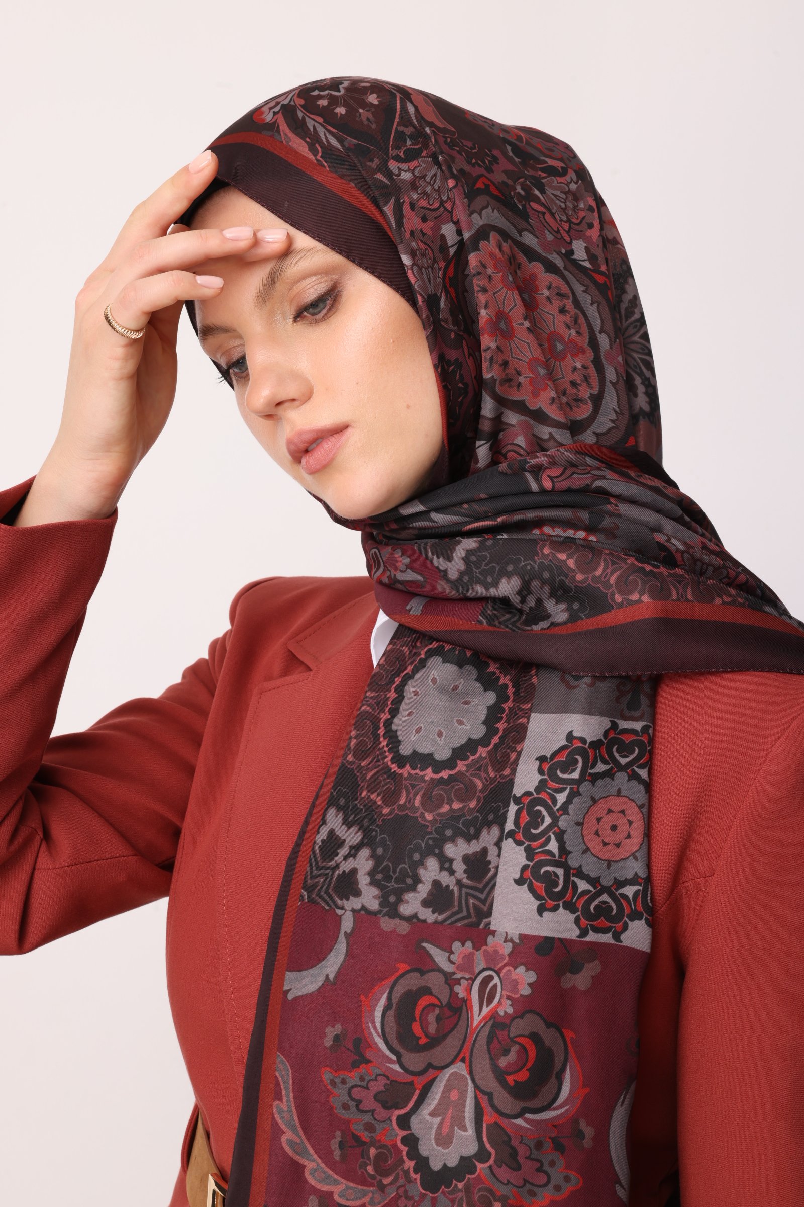 Patterned Cotton Shawl
