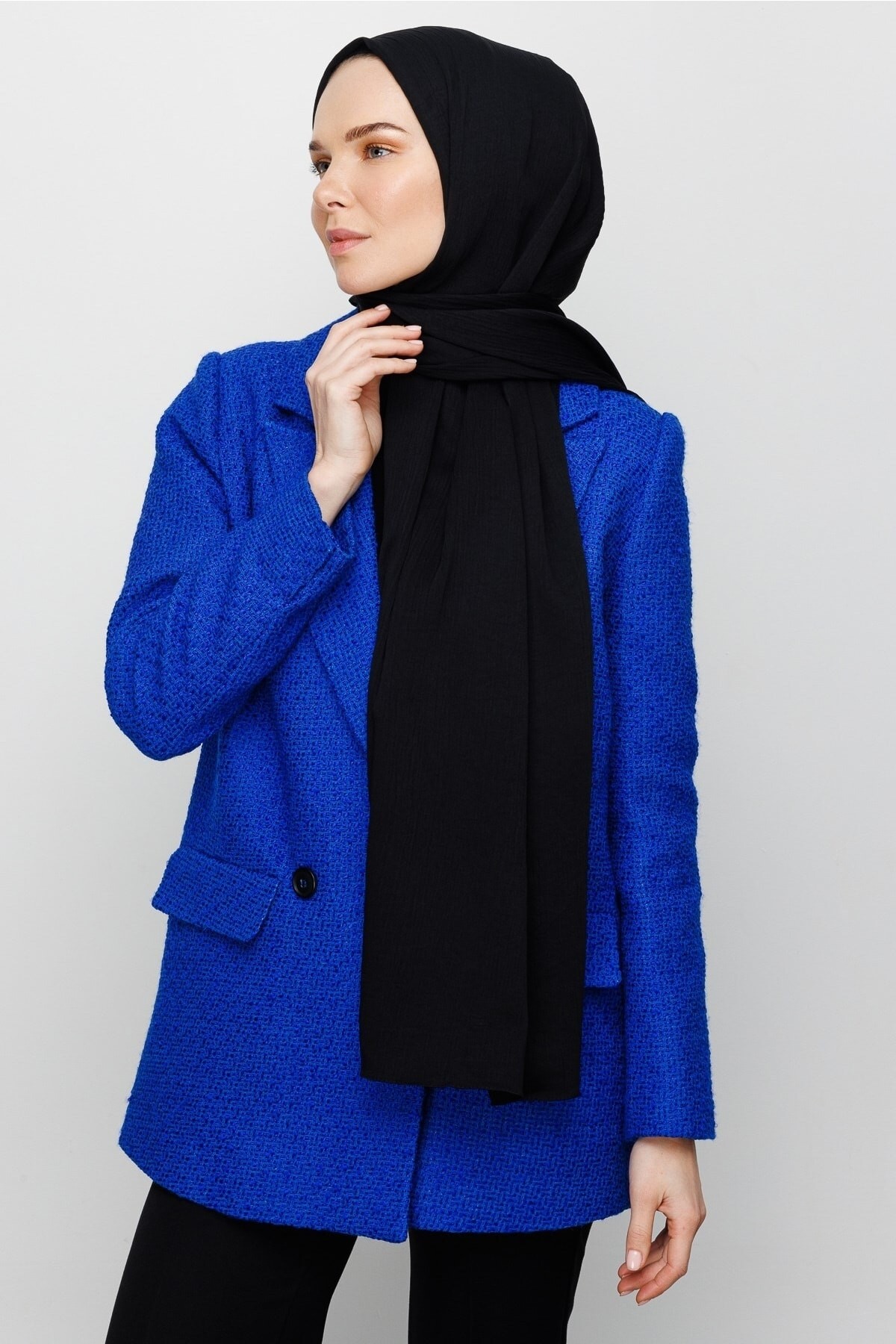 Crinkle Medina Seide Hijab