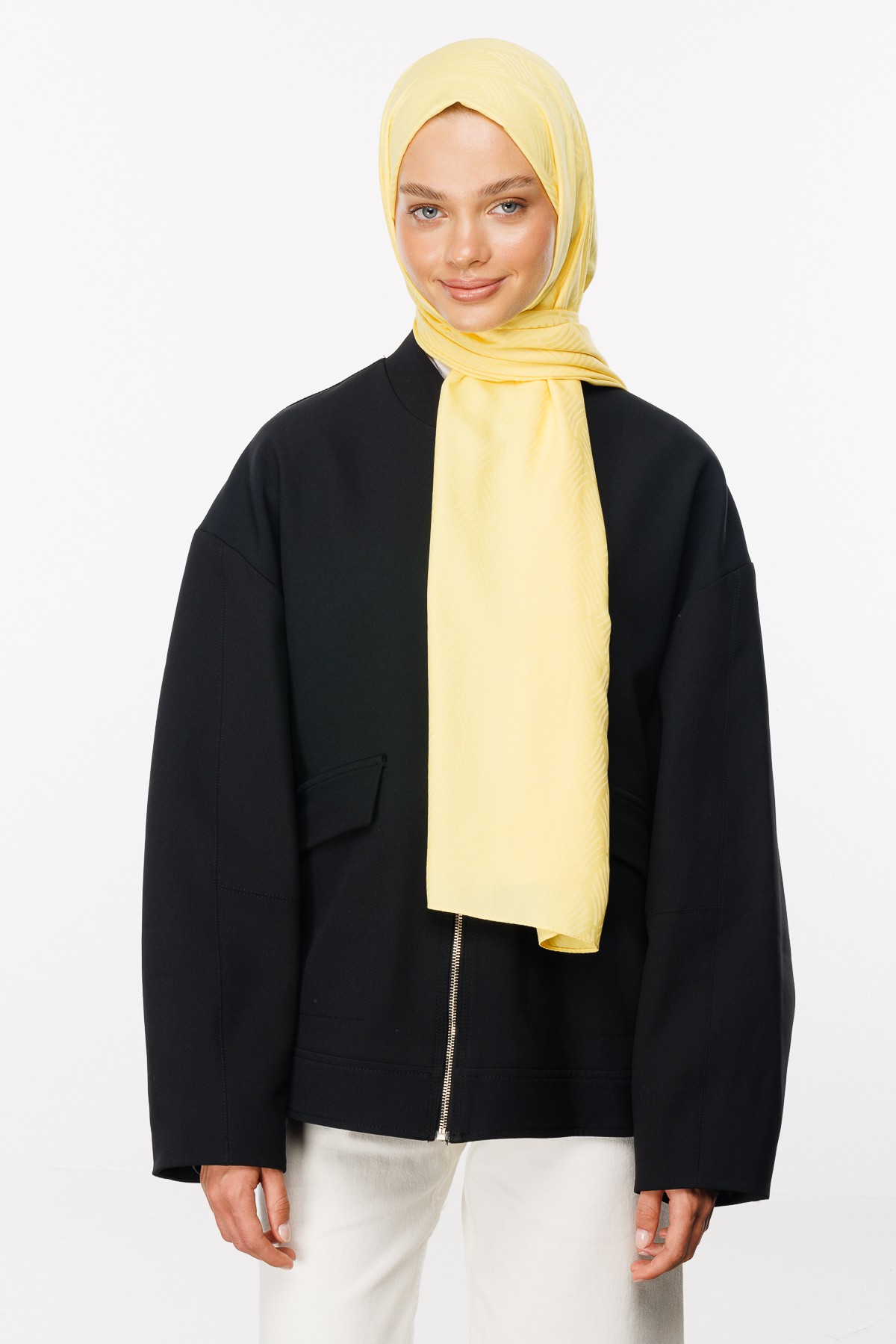 Aura Pattern Silk Jacquard Hijab