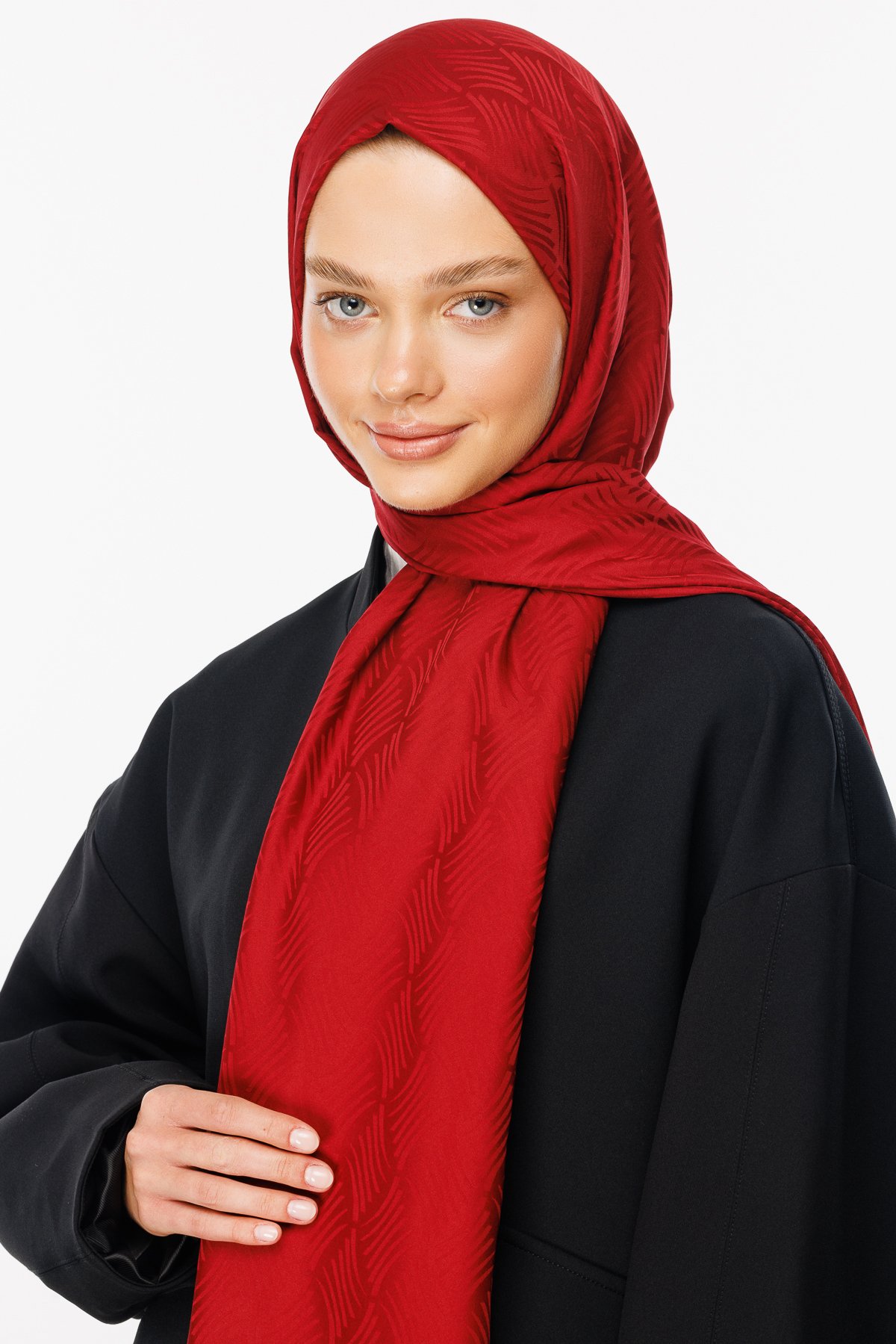 Aura Pattern Silk Jacquard Hijab