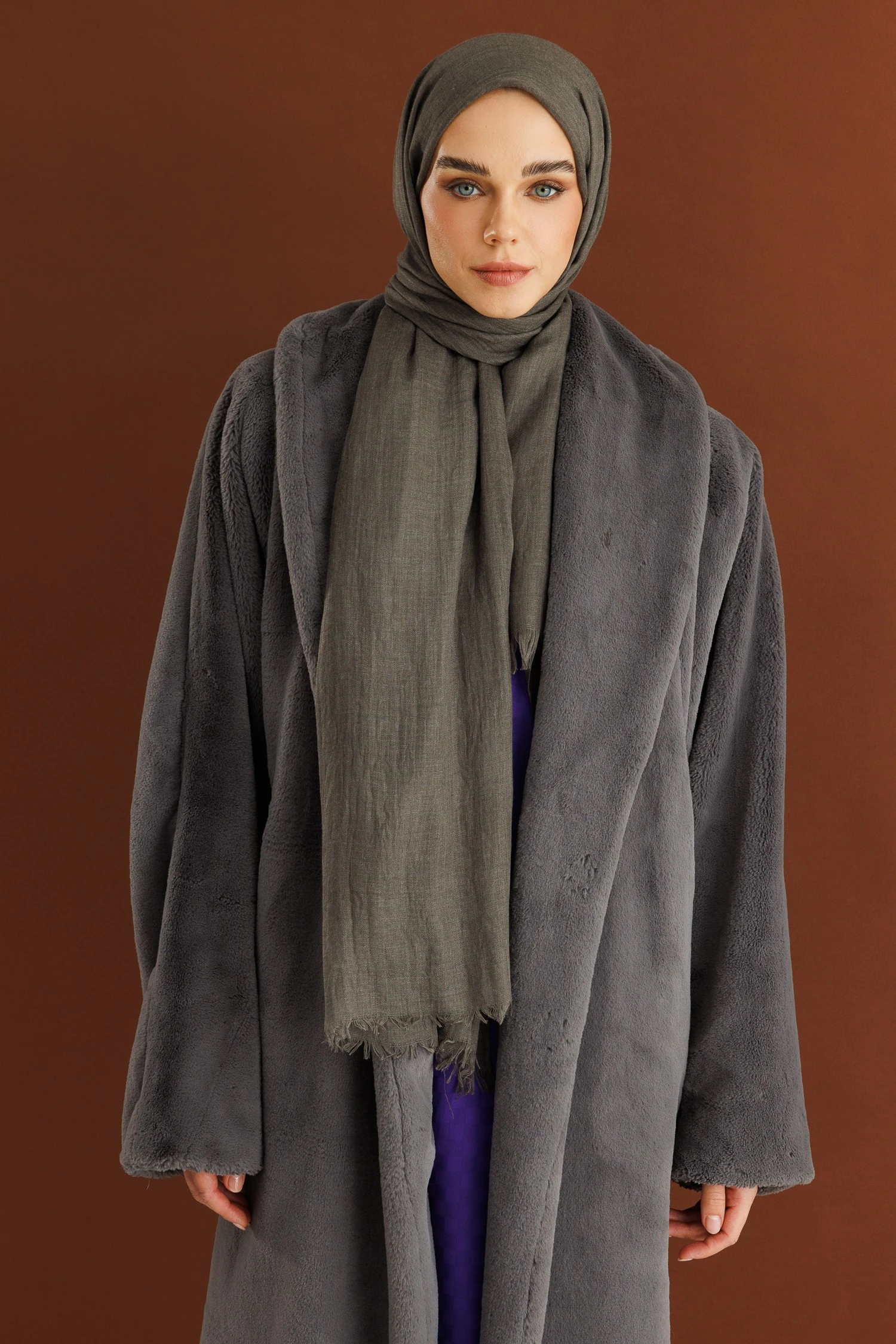 Dubai Shawl - Smoked