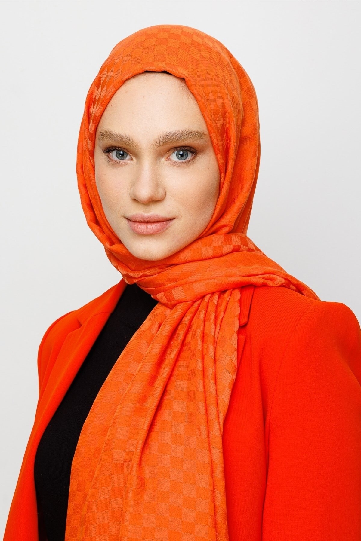 Gemustertes Baumwolle Jacquard Hijab