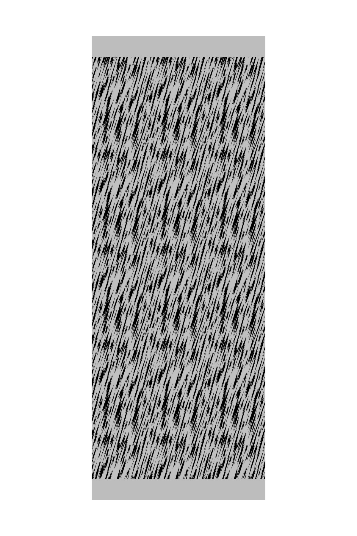 Marrakech Double Sided Shawl - Black-Black