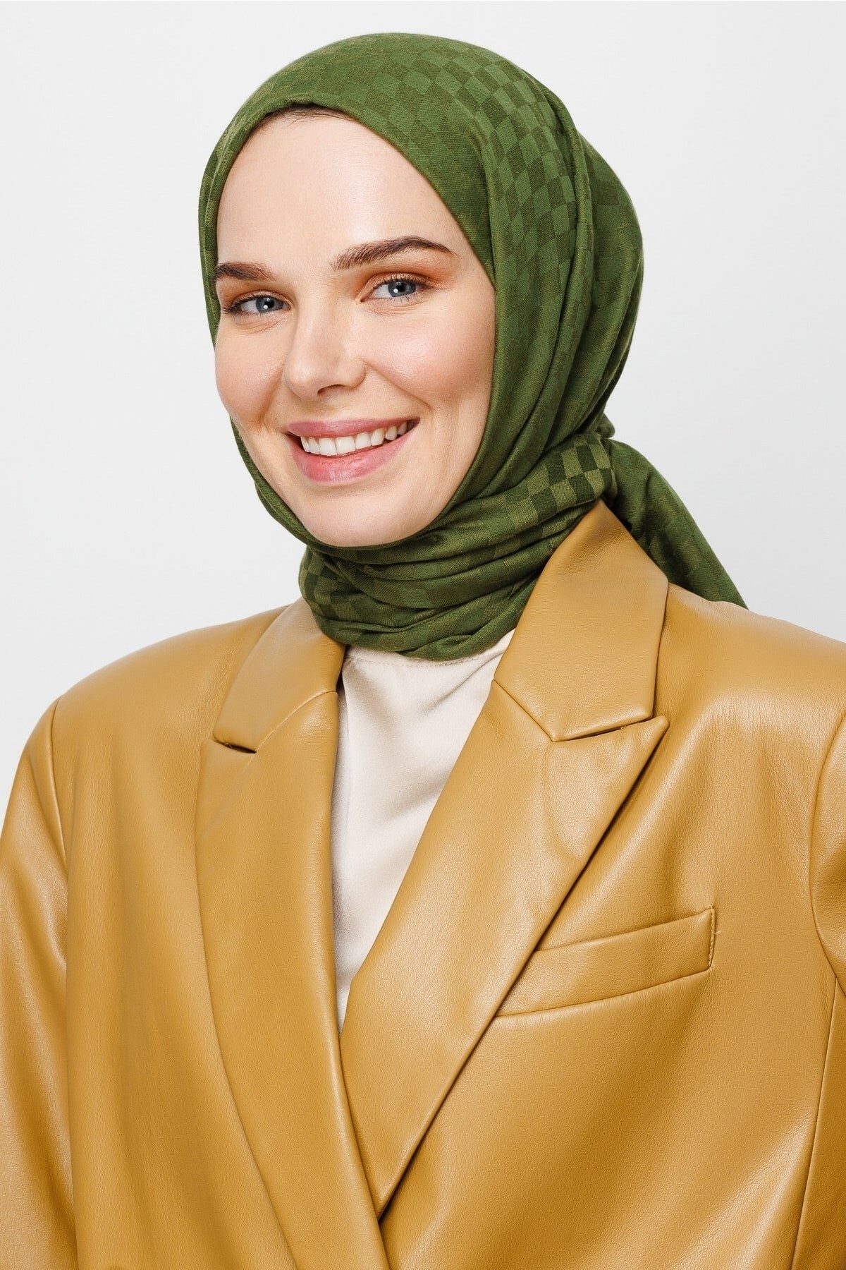 Gemustertes Baumwolle Jacquard Hijab