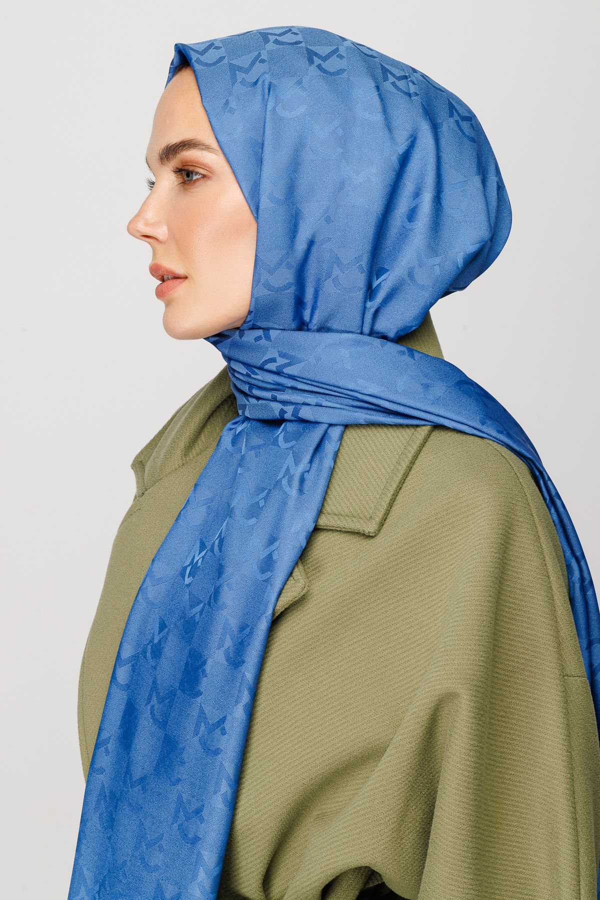 Gemustertes Jacquard Hijab