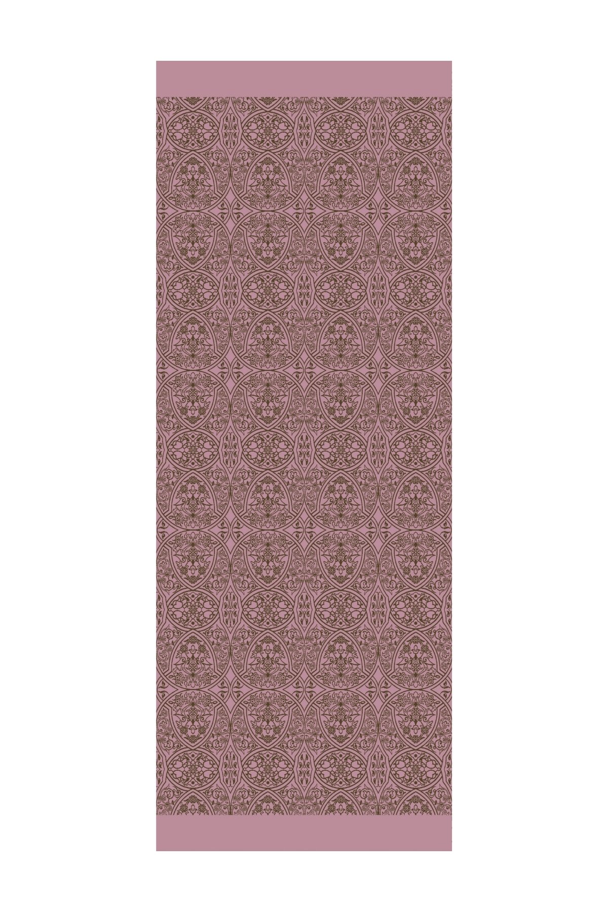 Marrakech Double Sided Shawl - Dark Khaki-Dark Rose Dry