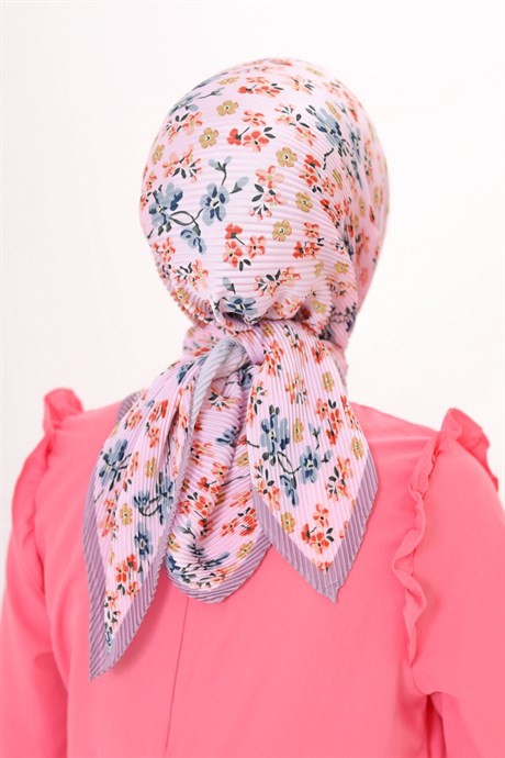 Jardin Pattern Pleated Scarf