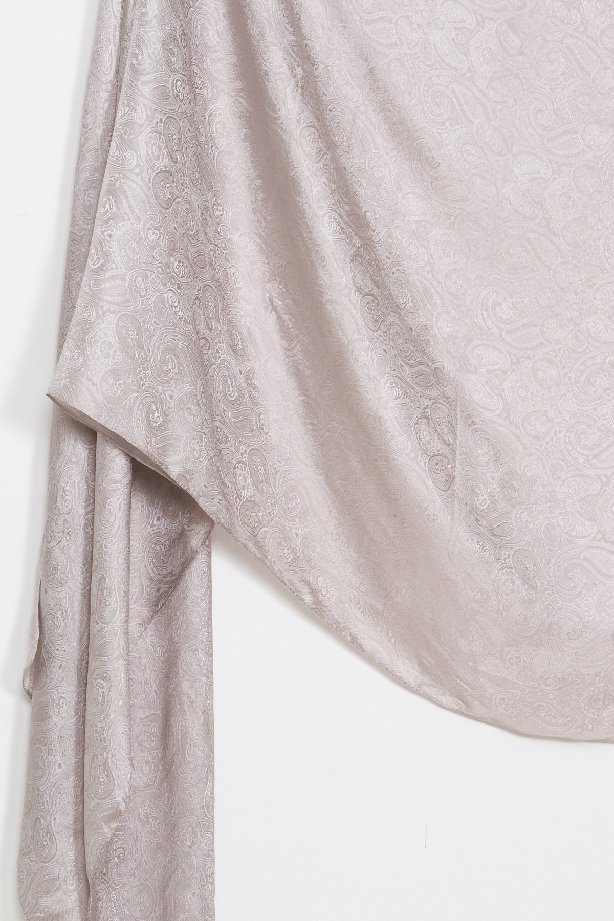 Moren Pattern Shine Line Shawl - Mink-Stone Color