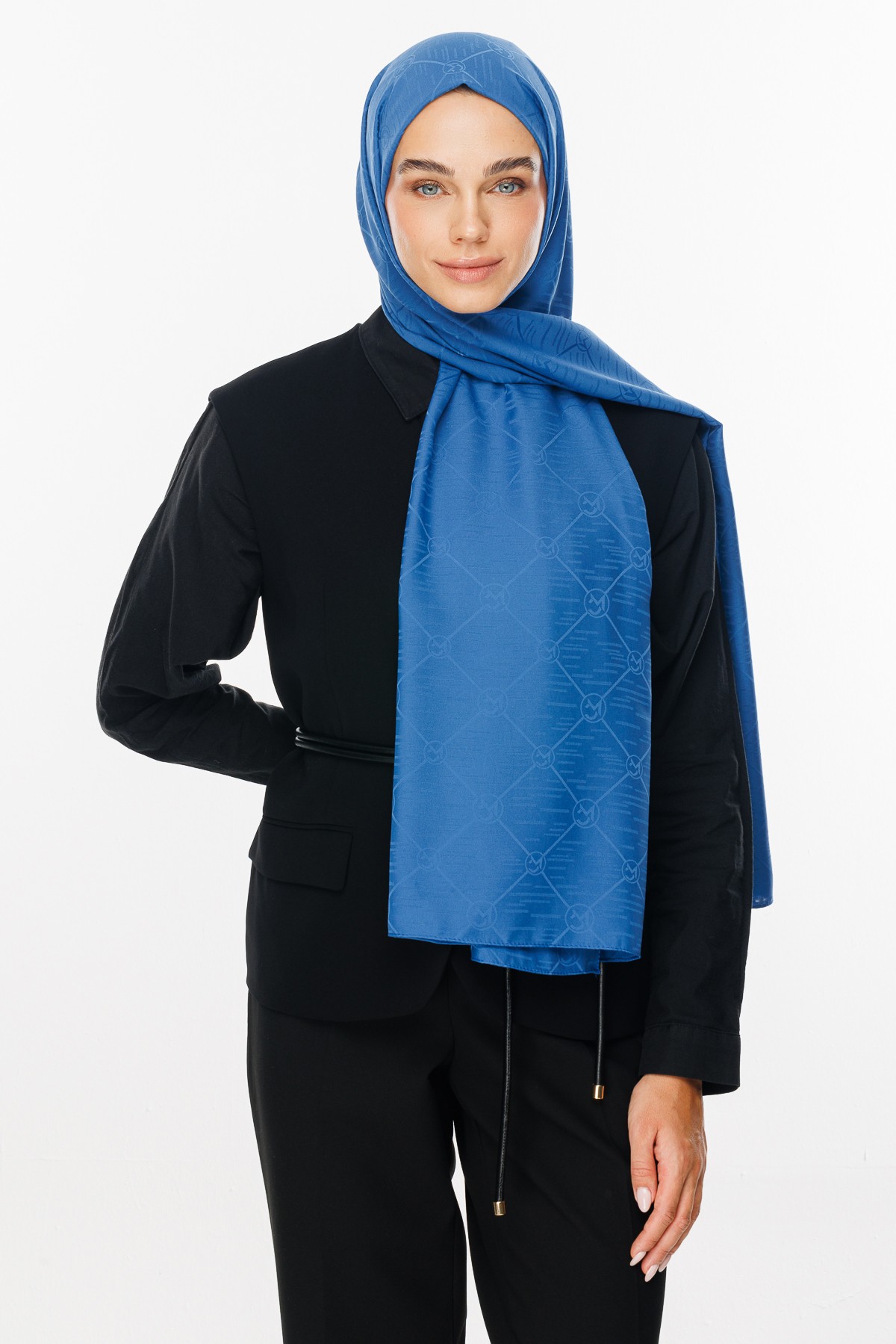 Moon Is Pattern Jacquard Hijab