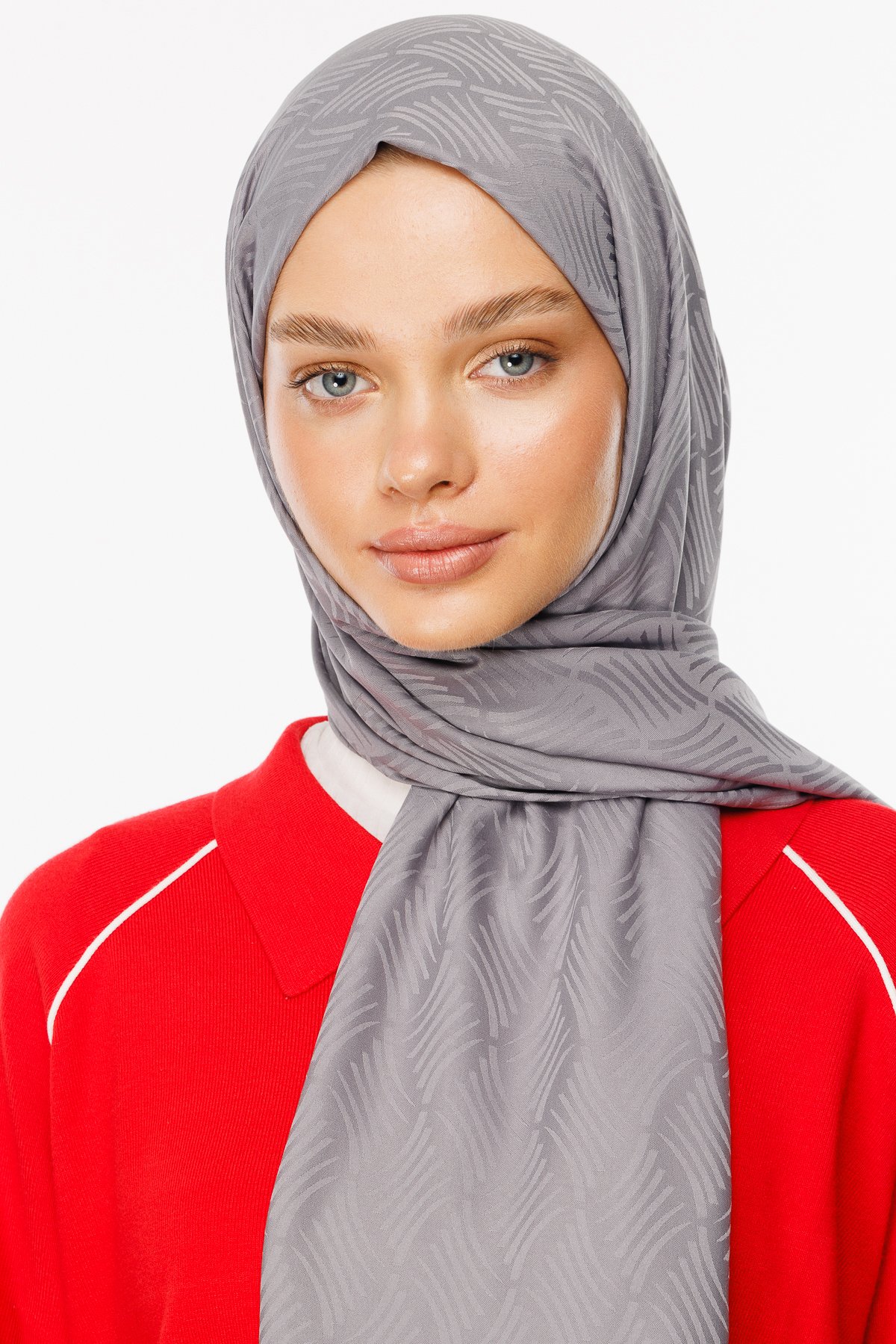 Aura Pattern Silk Jacquard Hijab