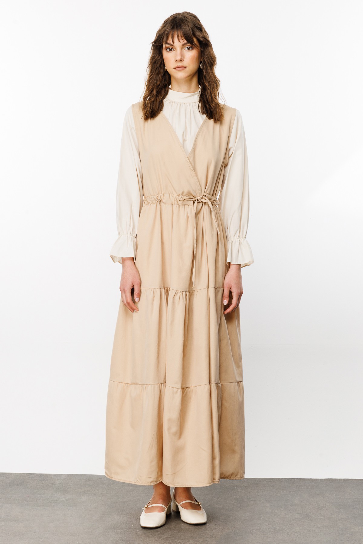 Casual Dress - Beige