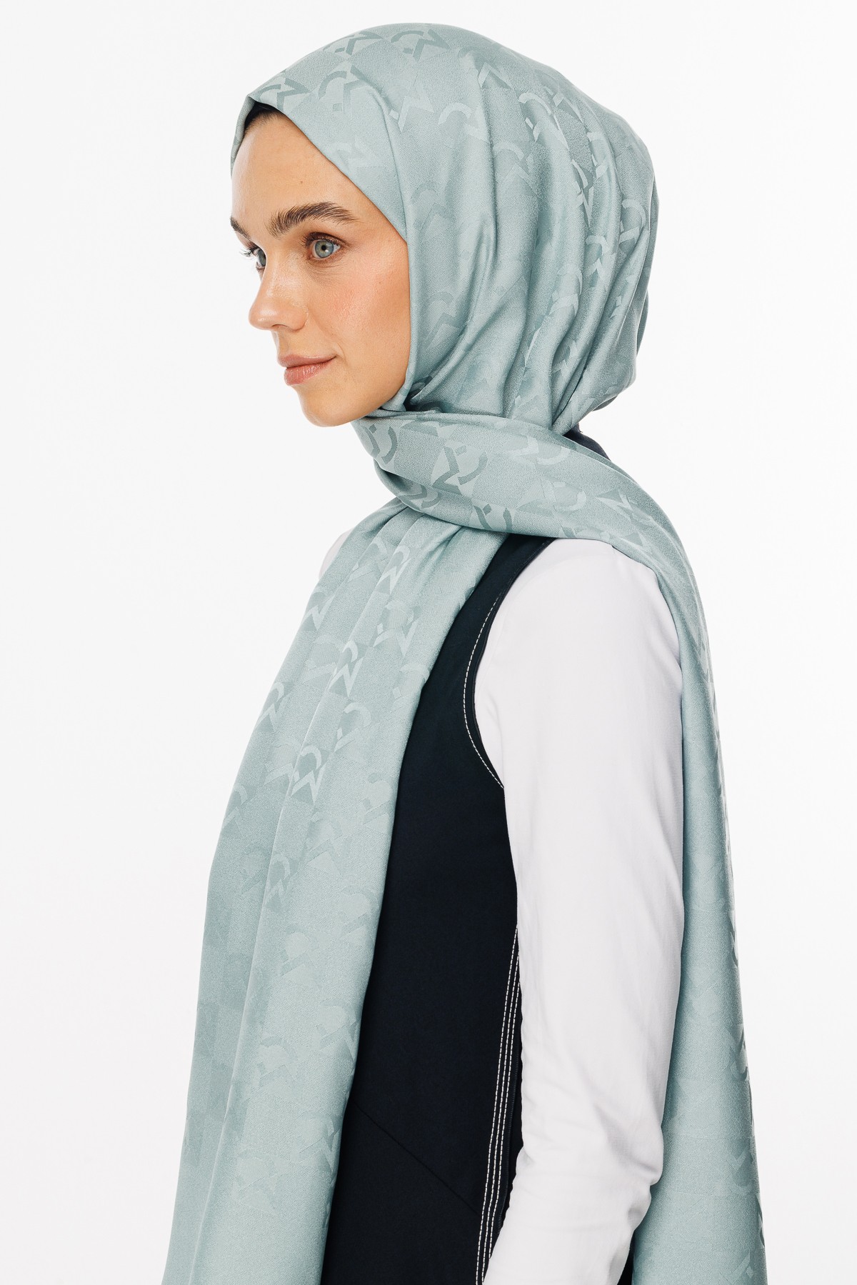 MC Pattern Jacquard Shawl - Cağla