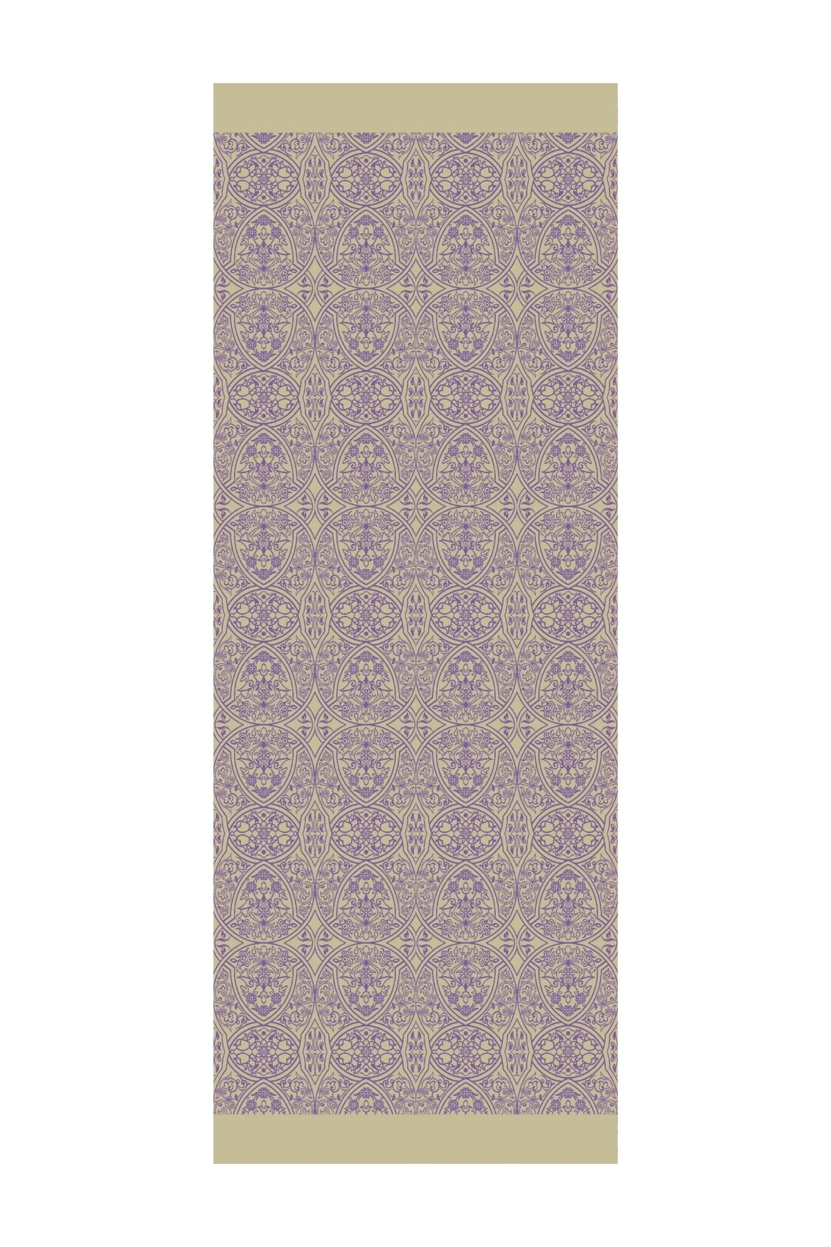 Marrakech Double Sided Shawl - Olive-Purple
