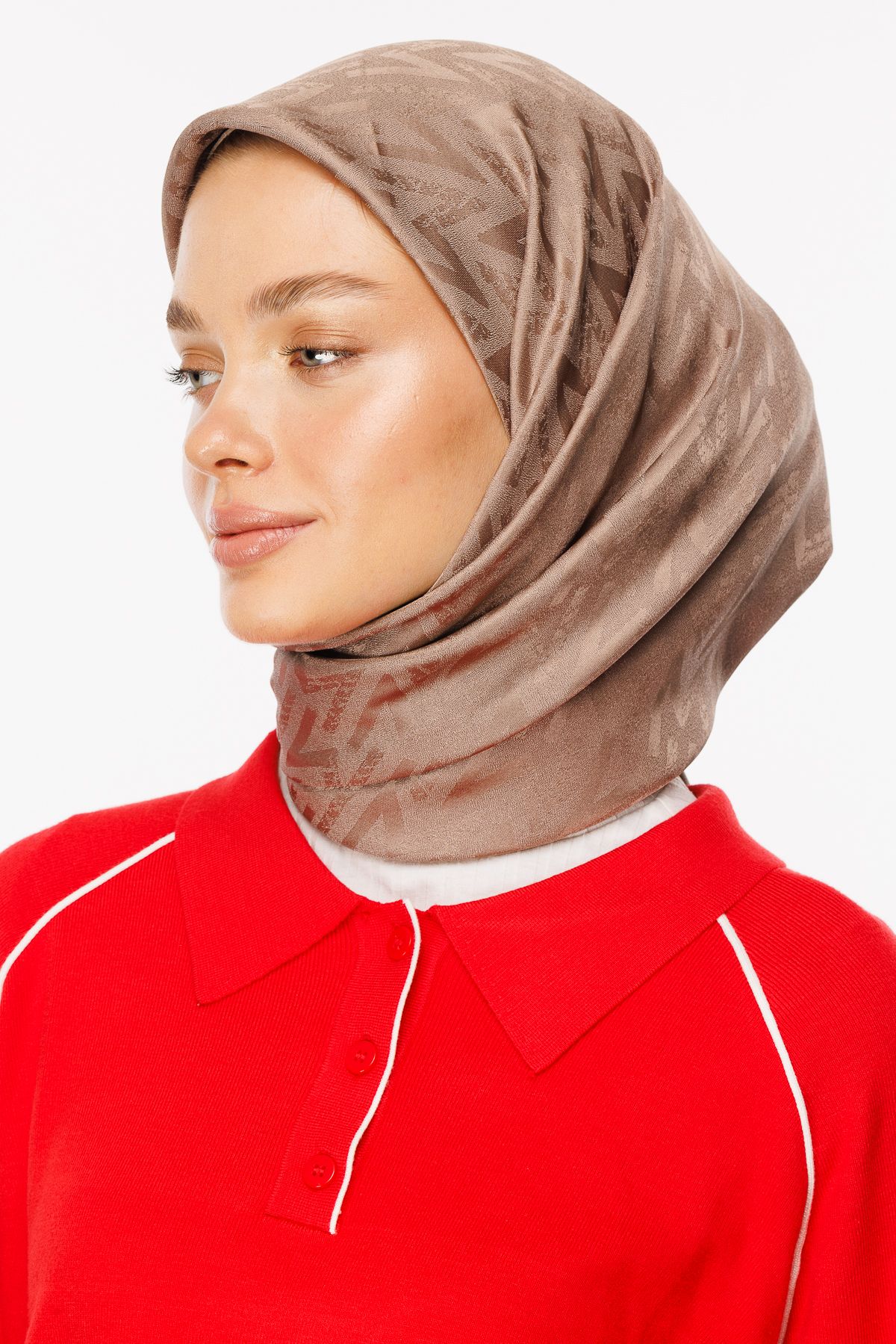 Nova Pattern Luxury Jacquard Scarf - Canyon