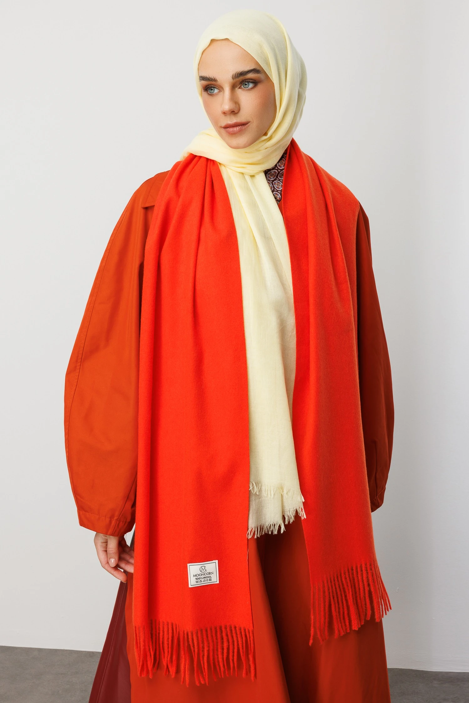 Yün Atkı - Turuncu