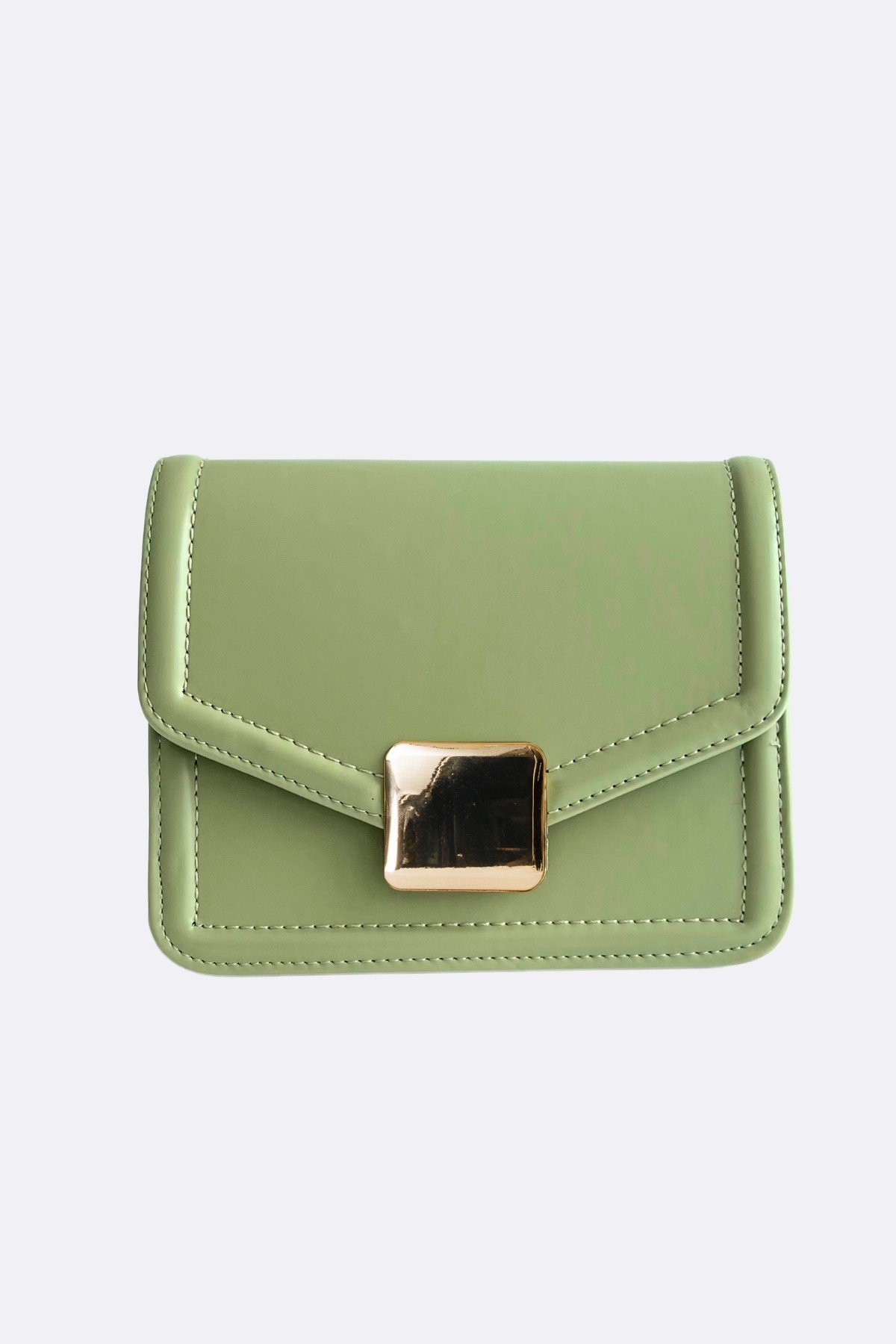 Frame Baguette Bag - Cagla Green