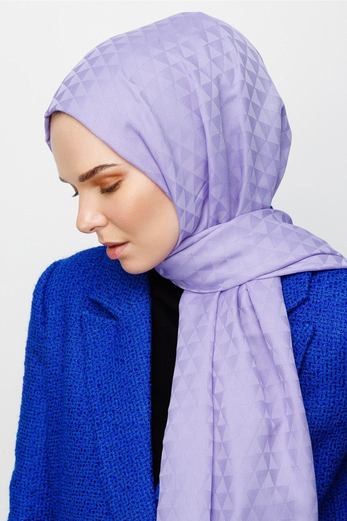 Prism Pattern Cotton Jacquard Hijab