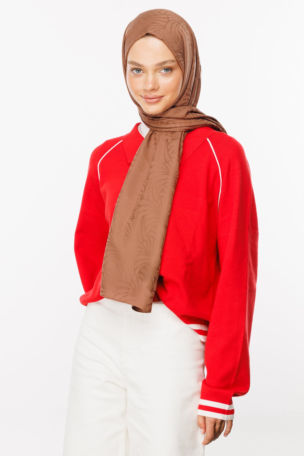 Artemis Pattern Silk Jacquard Hijab