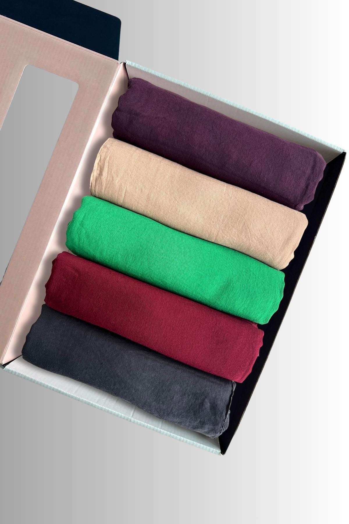 Cotton Crash Hijab Color Box-24