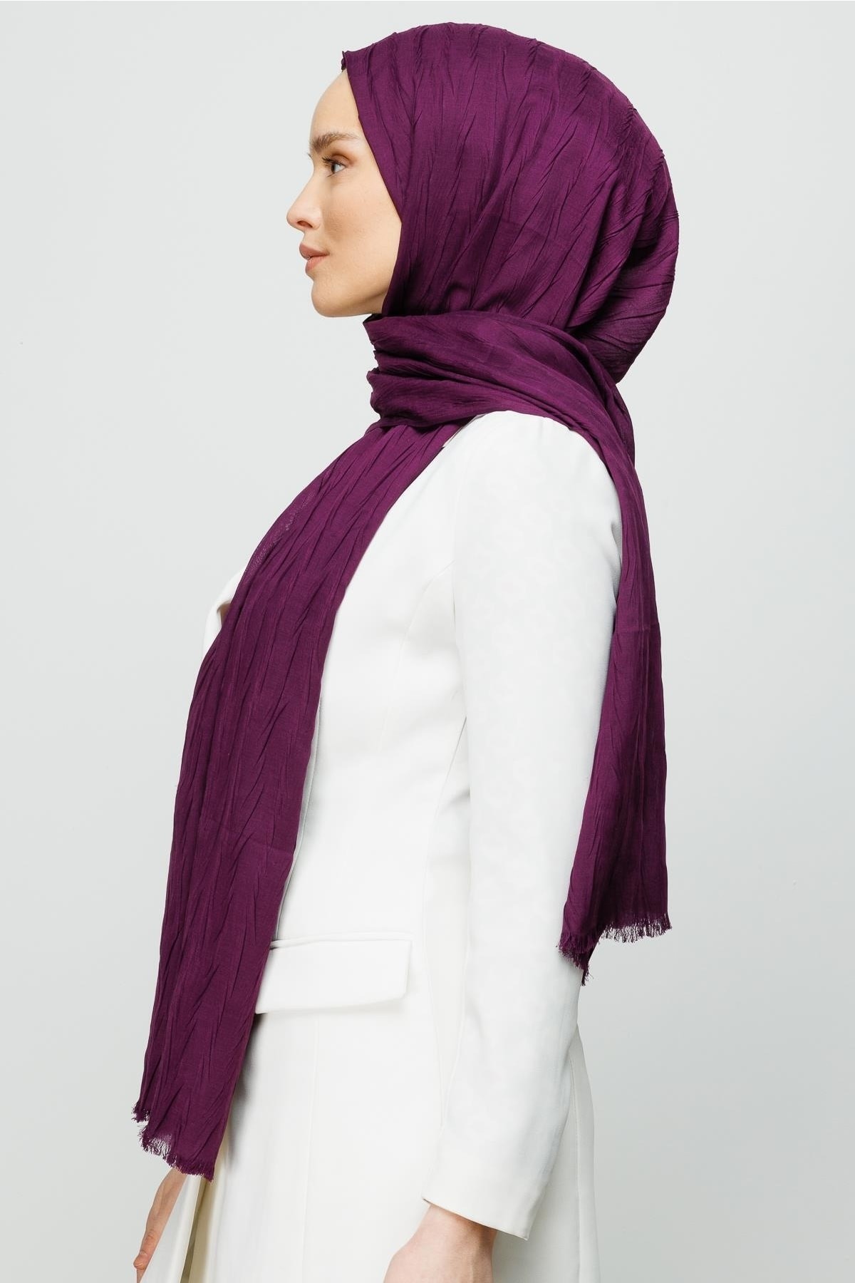 Pleated Bamboo Hijab