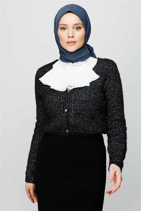 Antrasit Pilise Eşarp