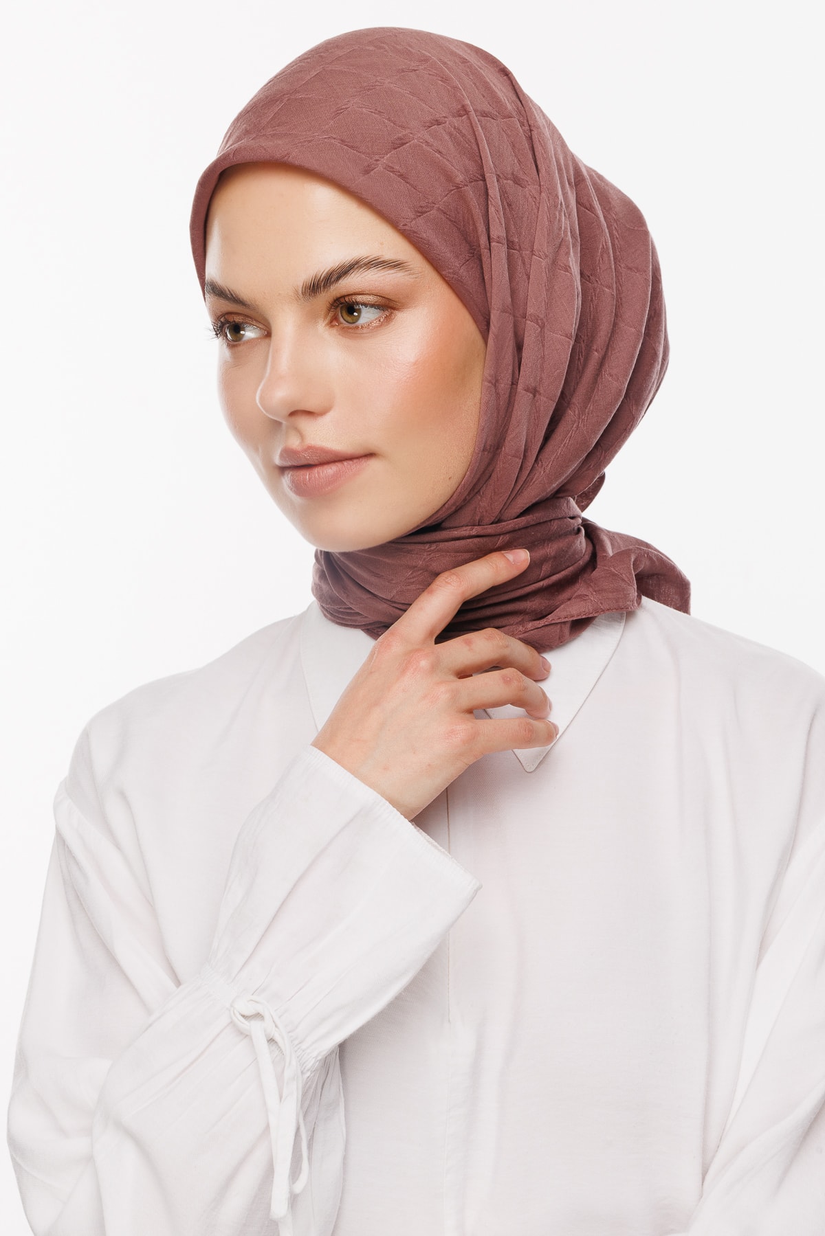 Bamboo Jacquard Scarf - Waterside