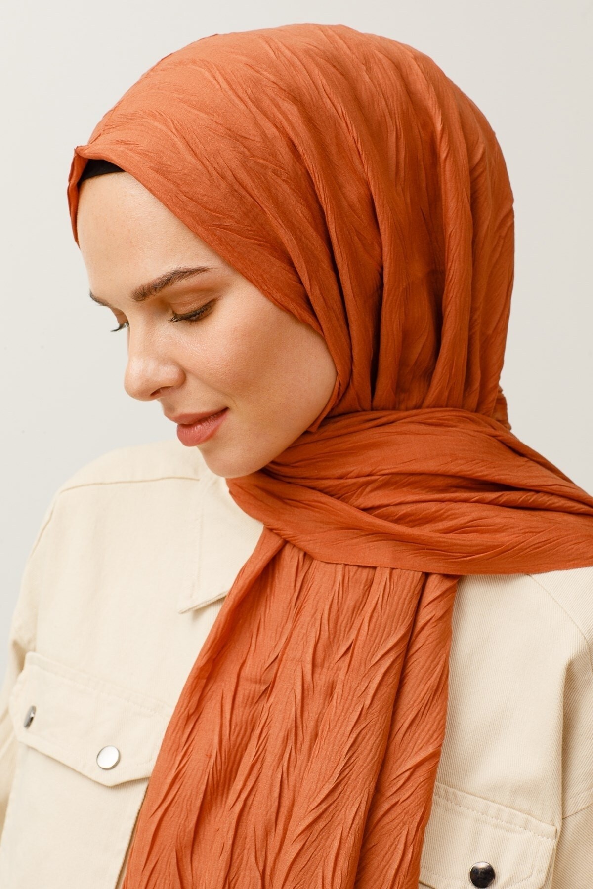 Pleated Bamboo Hijab