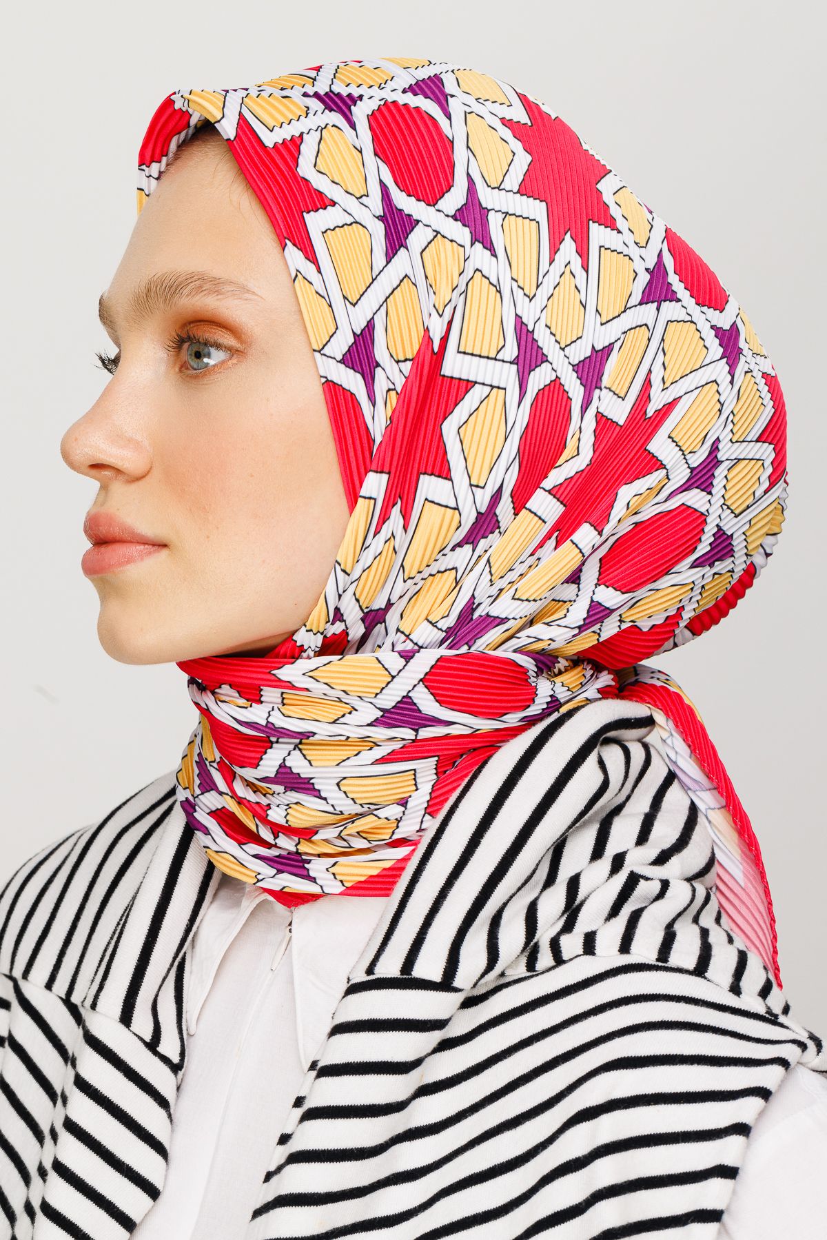 Şira Desen Pilise Eşarp - Candy
