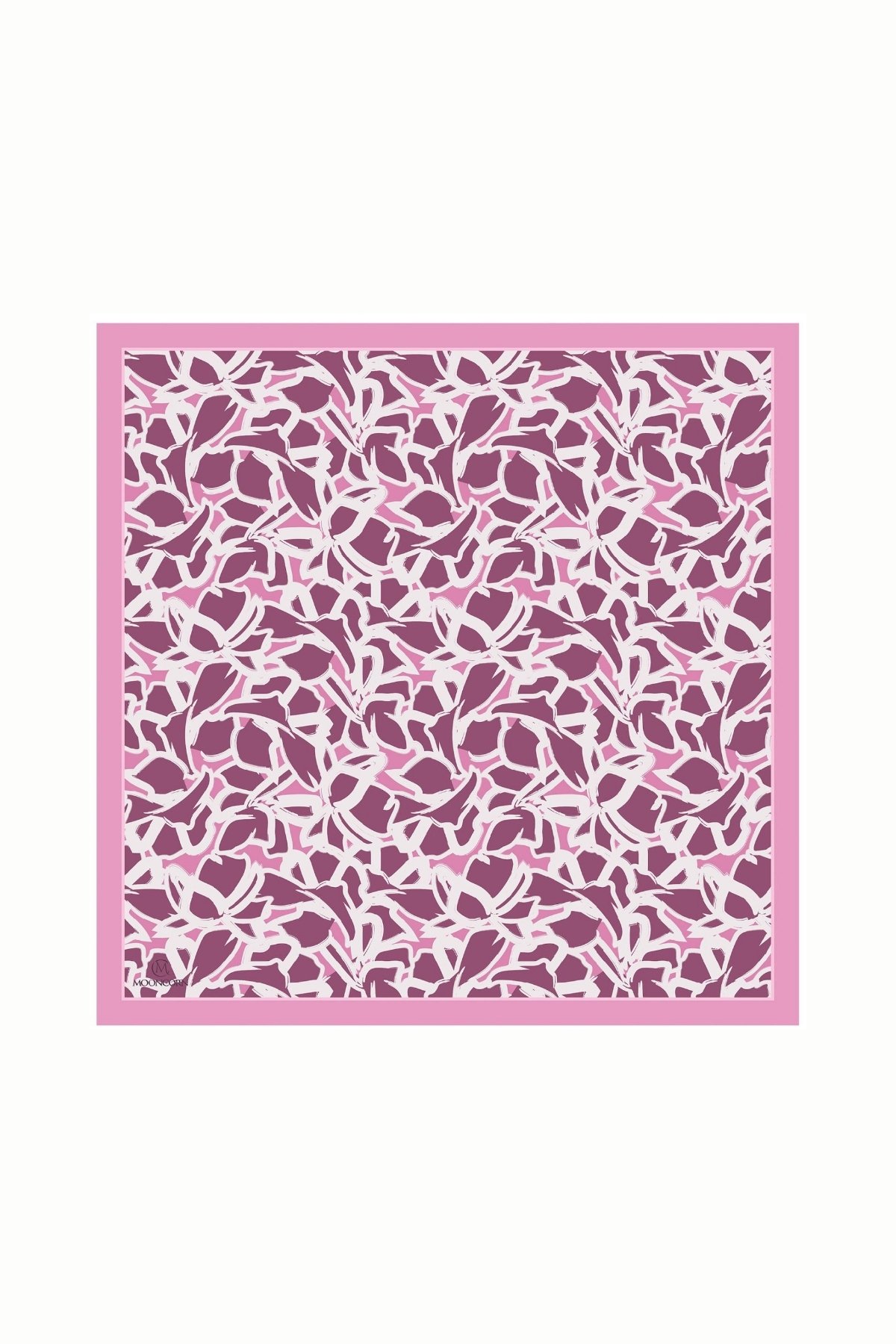 Patterned Cotton Scarf - Pink