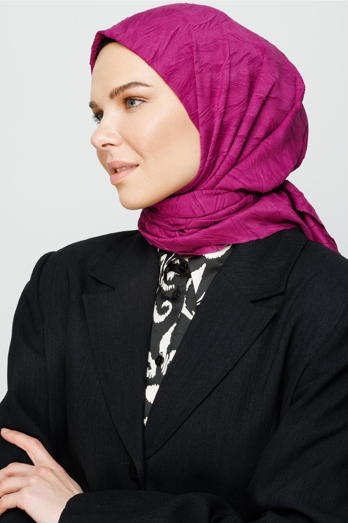 Mürdüm Piliseli Bambu Eşarp