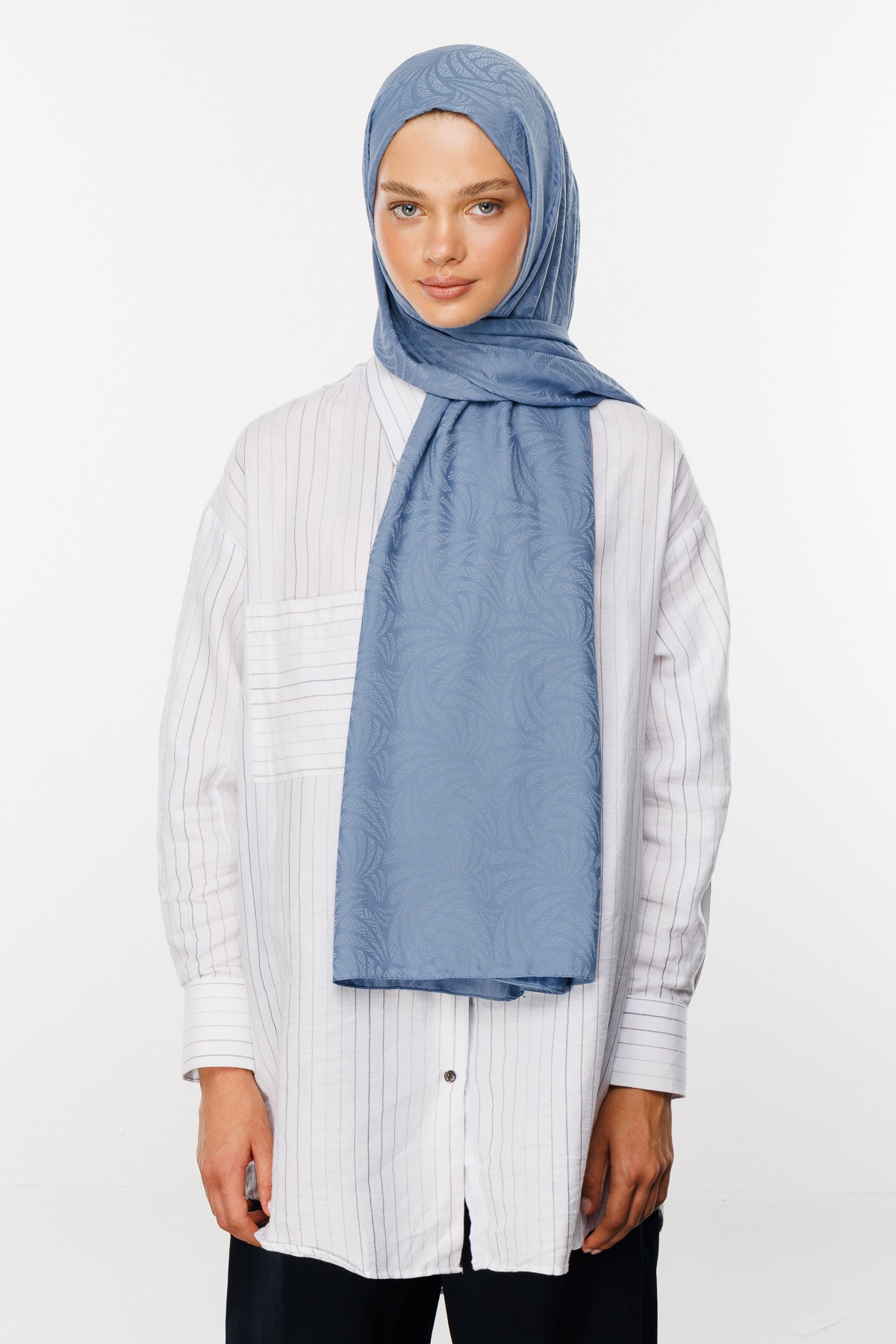 Artemis Pattern Silk Jacquard Hijab