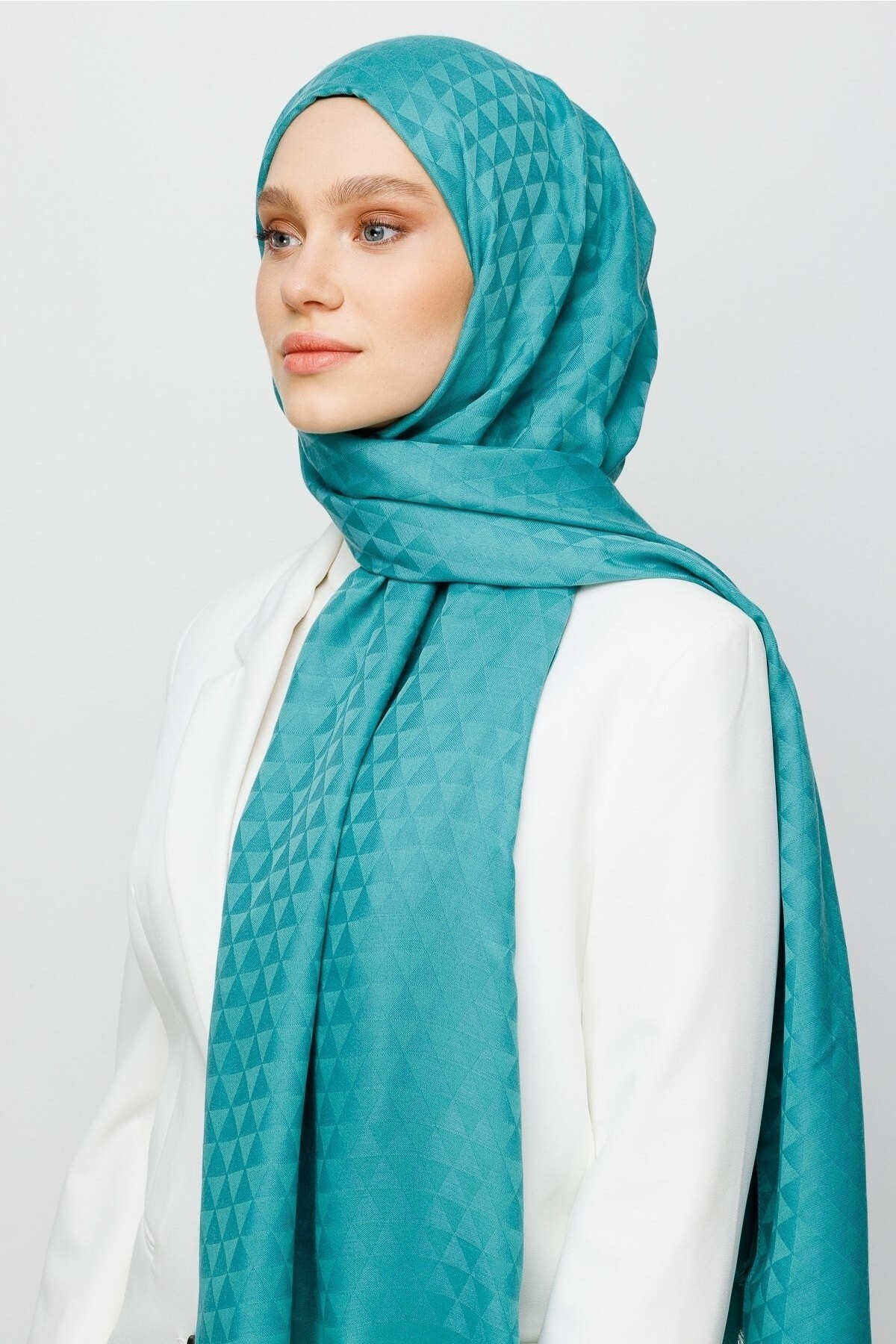 Prism Pattern Cotton Jacquard Hijab