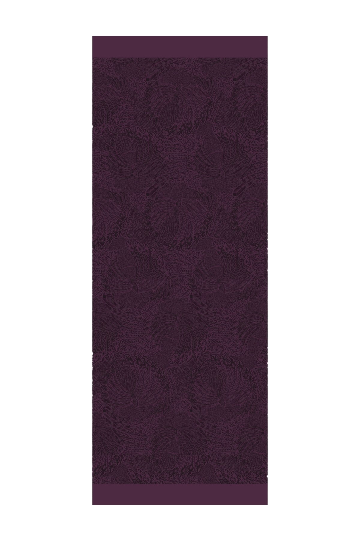 Mayra Pattern Double-Sided Shawl - Purple-Black