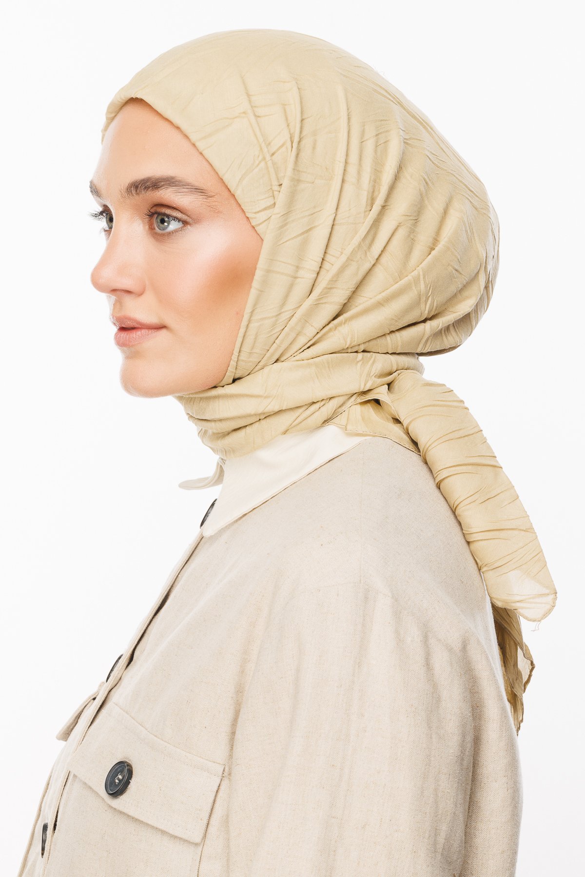 Pleated Bamboo Scarf