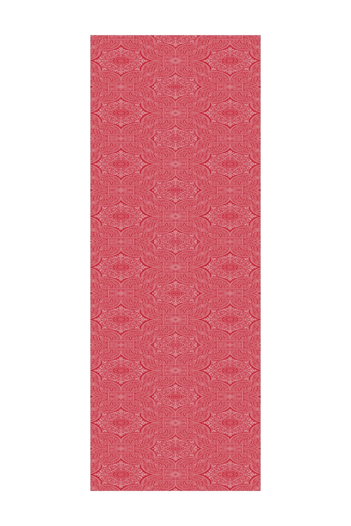Shline Line Viscose Shawl - Burgundy-Mint Green