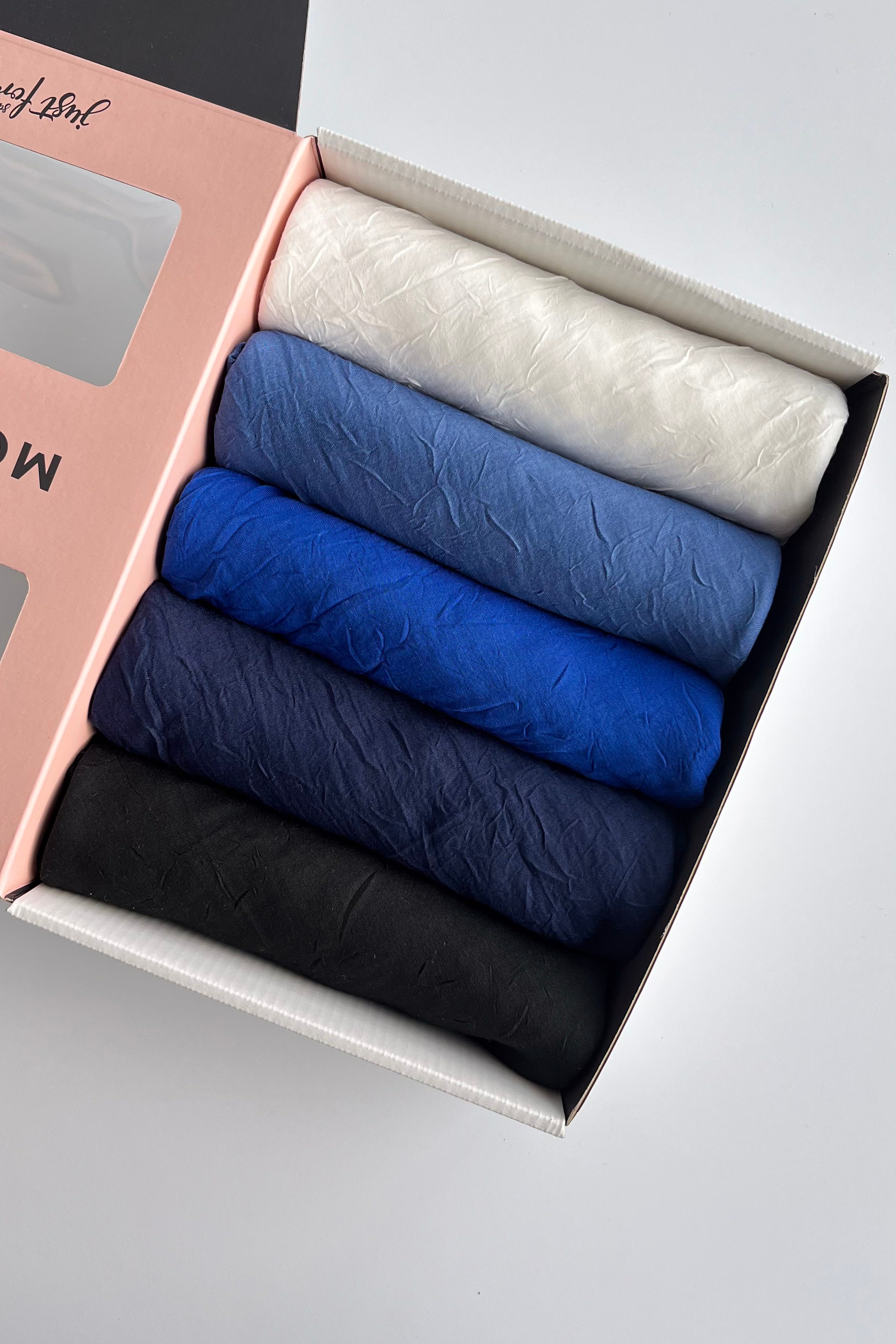 Bamboo Scarf Color Box Ice