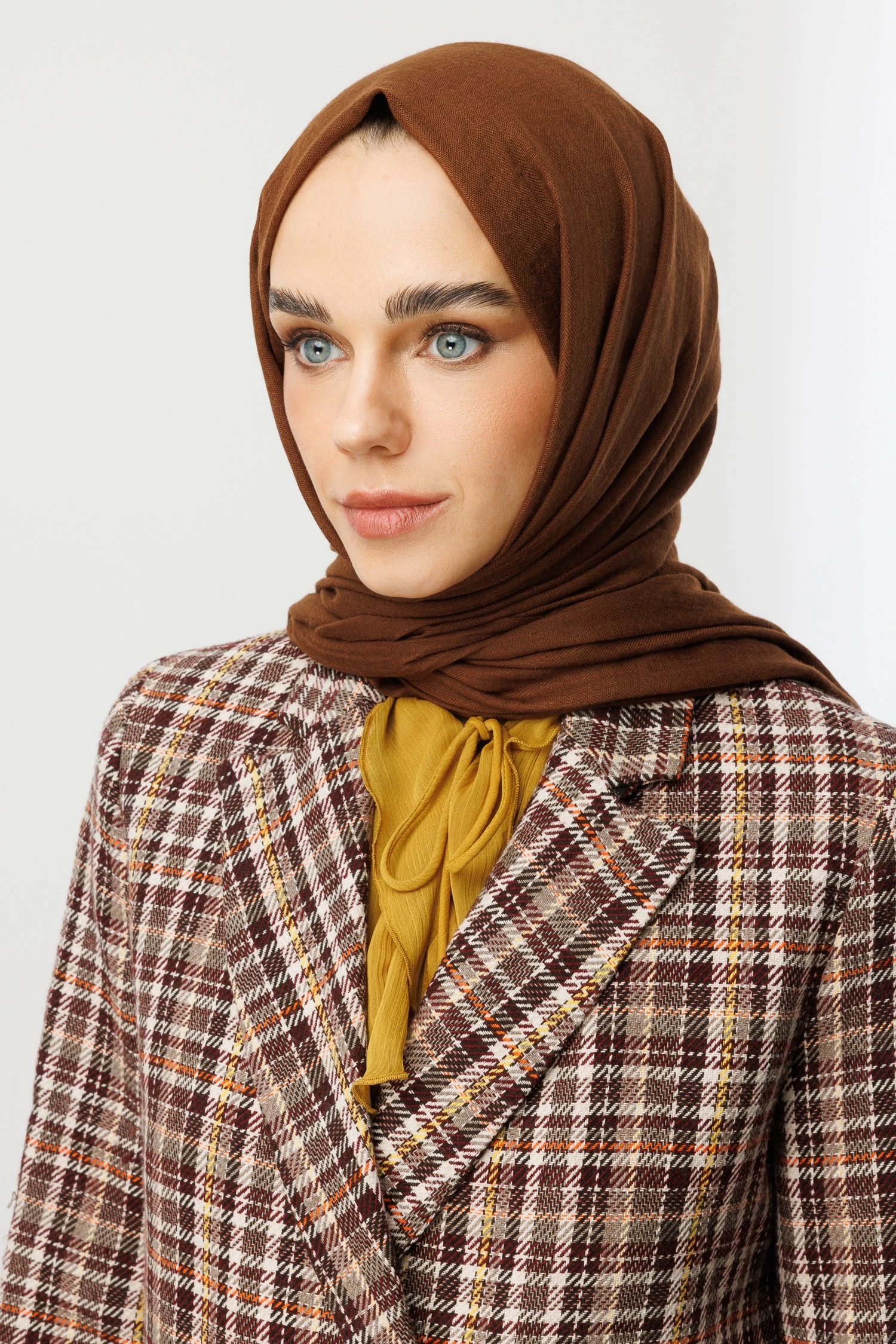 Dubai Shawl - Bitter Coffee