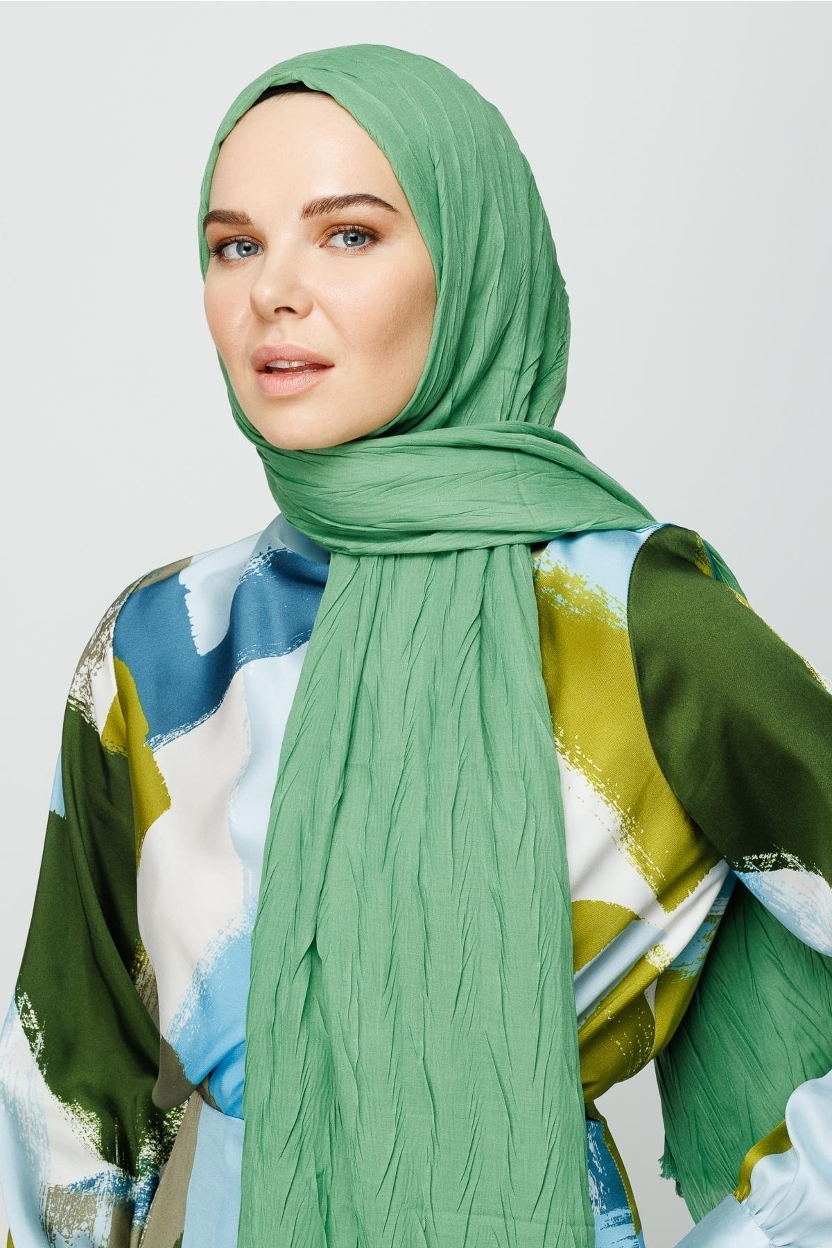 Pleated Bamboo Hijab