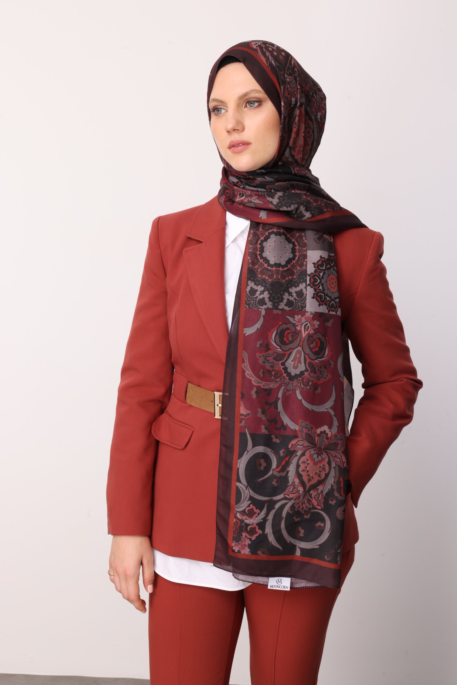 Patterned Cotton Shawl