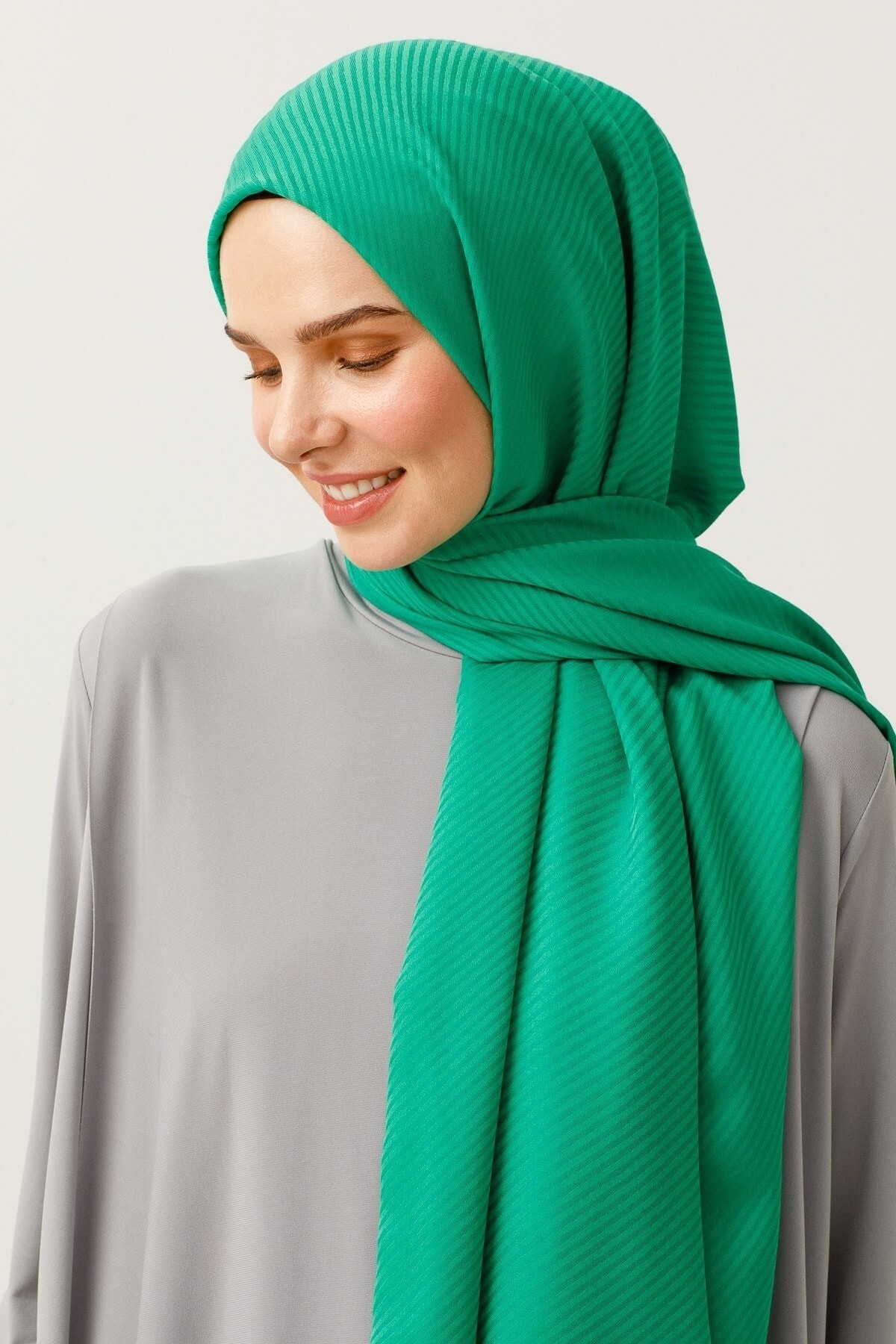 Gemustertes Baumwolle Jacquard Hijab