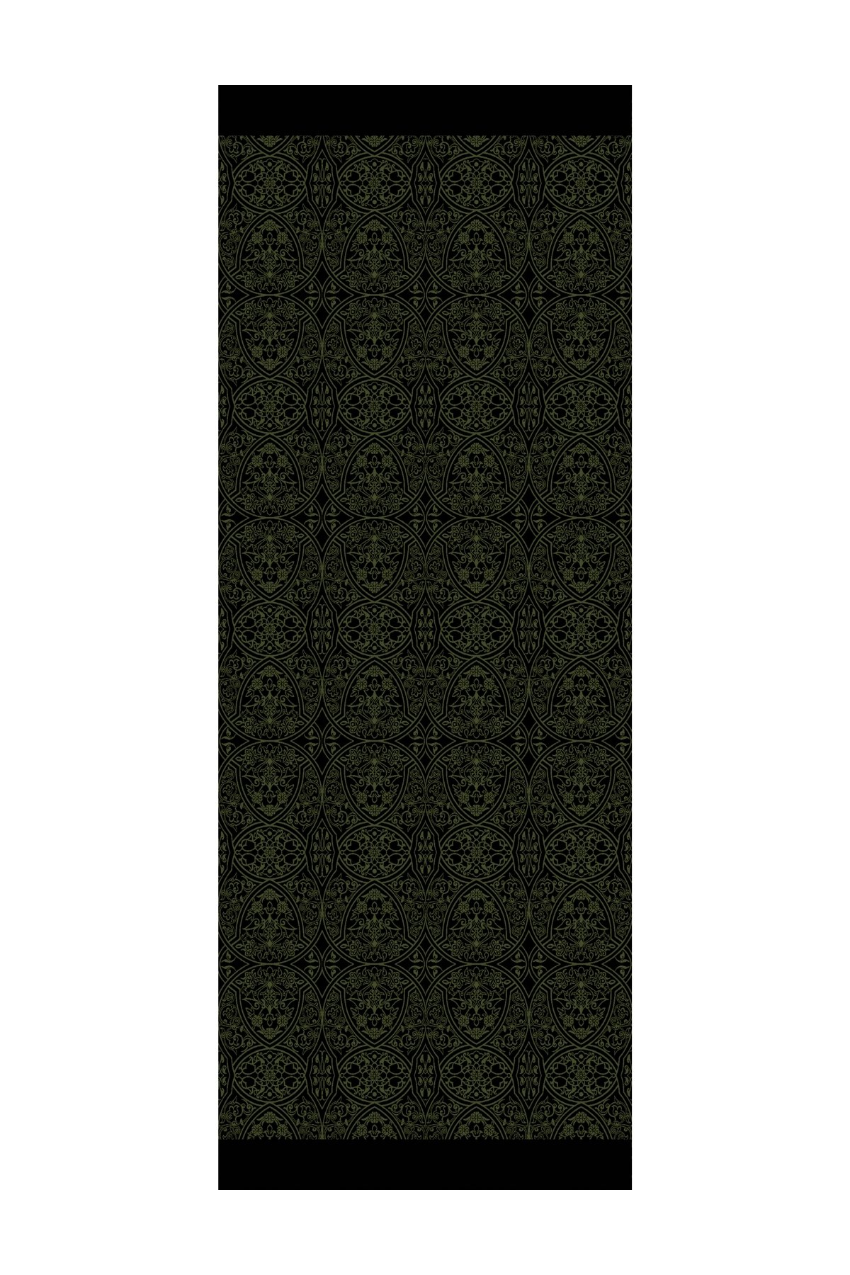 Marrakech Double Sided Shawl - Black-Khaki