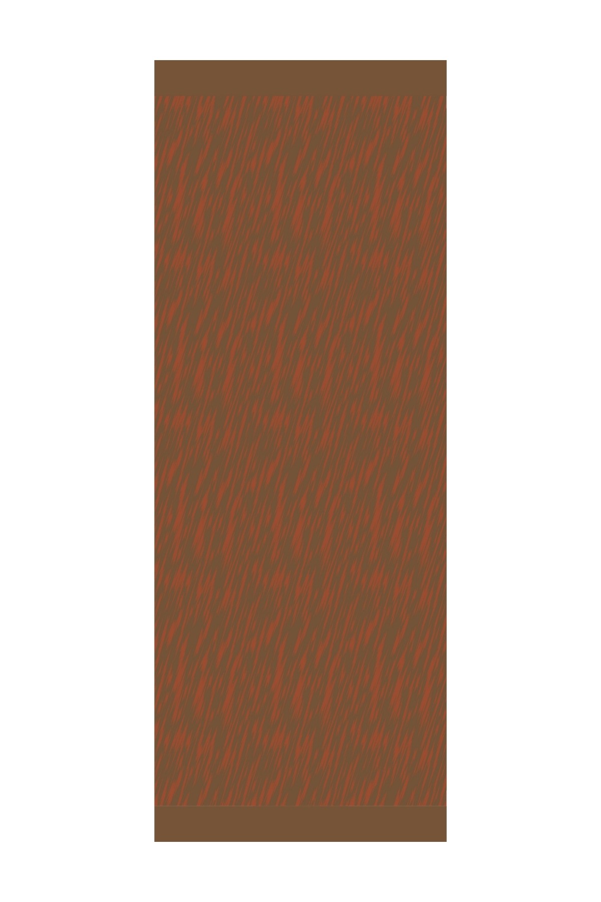 Marrakech Double Sided Shawl - Dark Khaki-Cinnamon