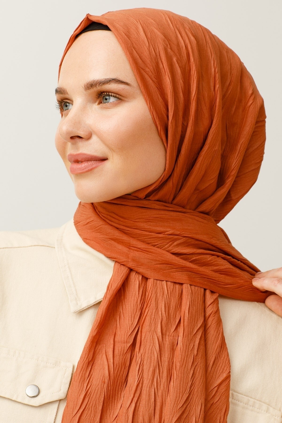 Pleated Bamboo Hijab