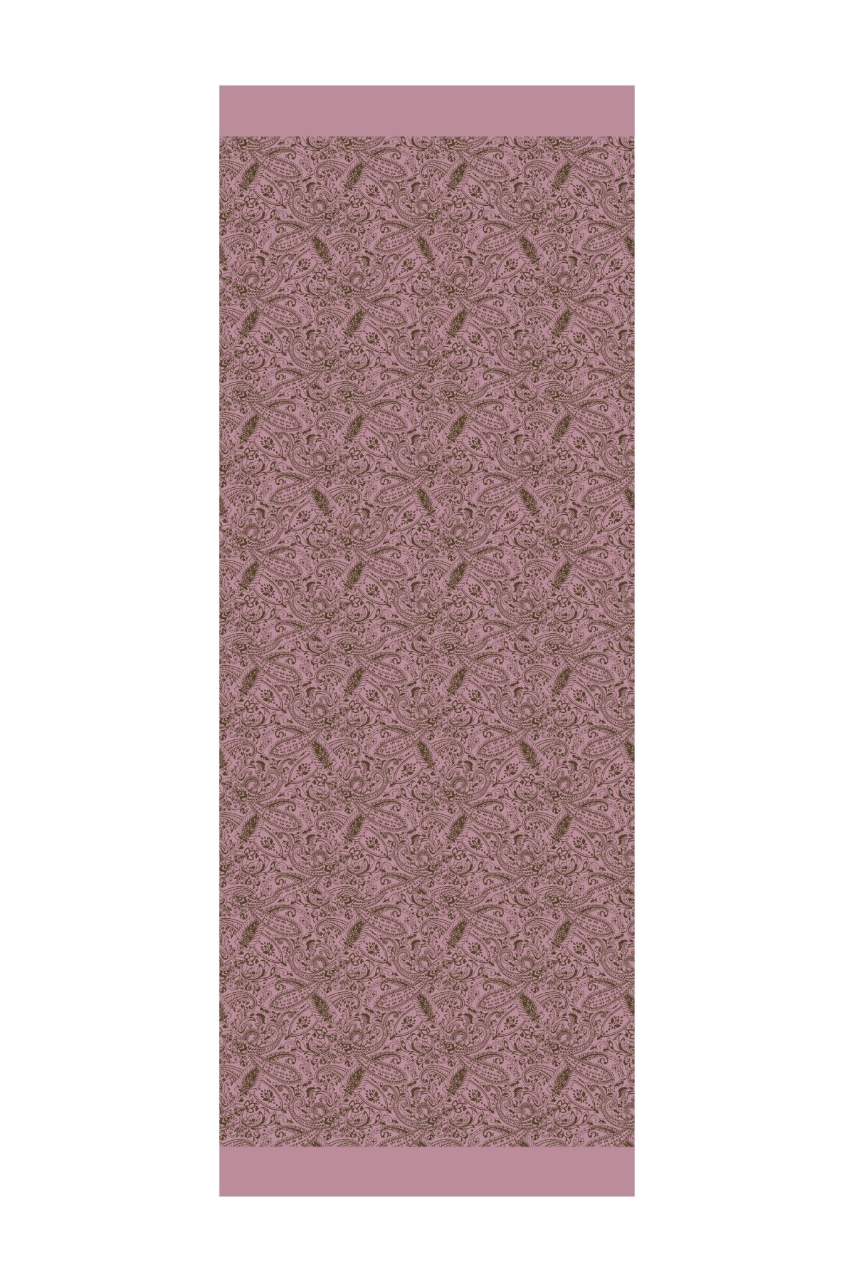 Marrakech Double Sided Shawl - Dark Khaki-Dark Rose Dry